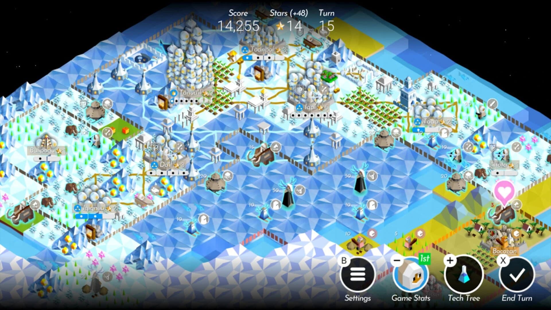 The Battle of Polytopia: Polaris screenshot 2