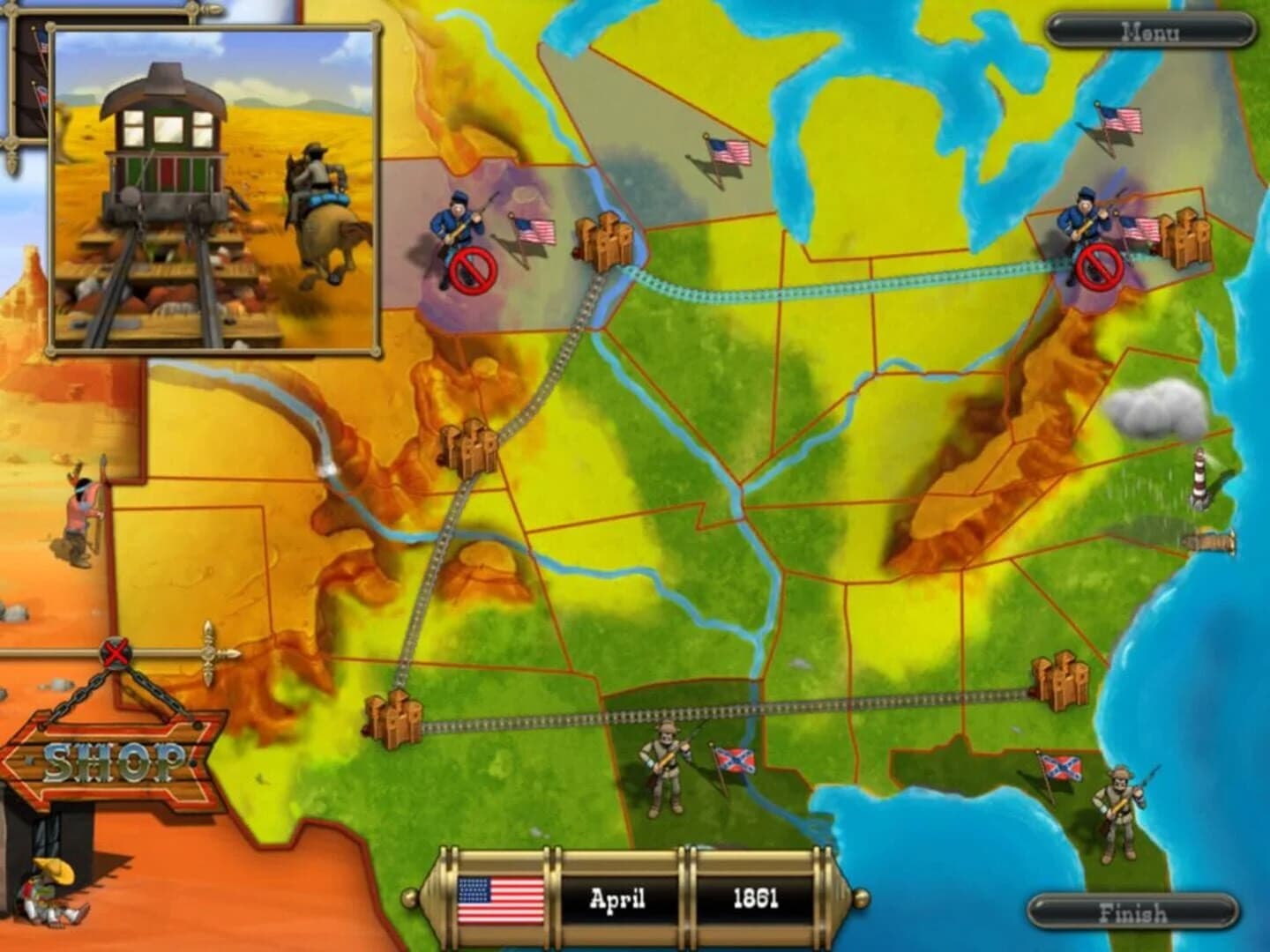 The Bluecoats: North vs. South screenshot 2