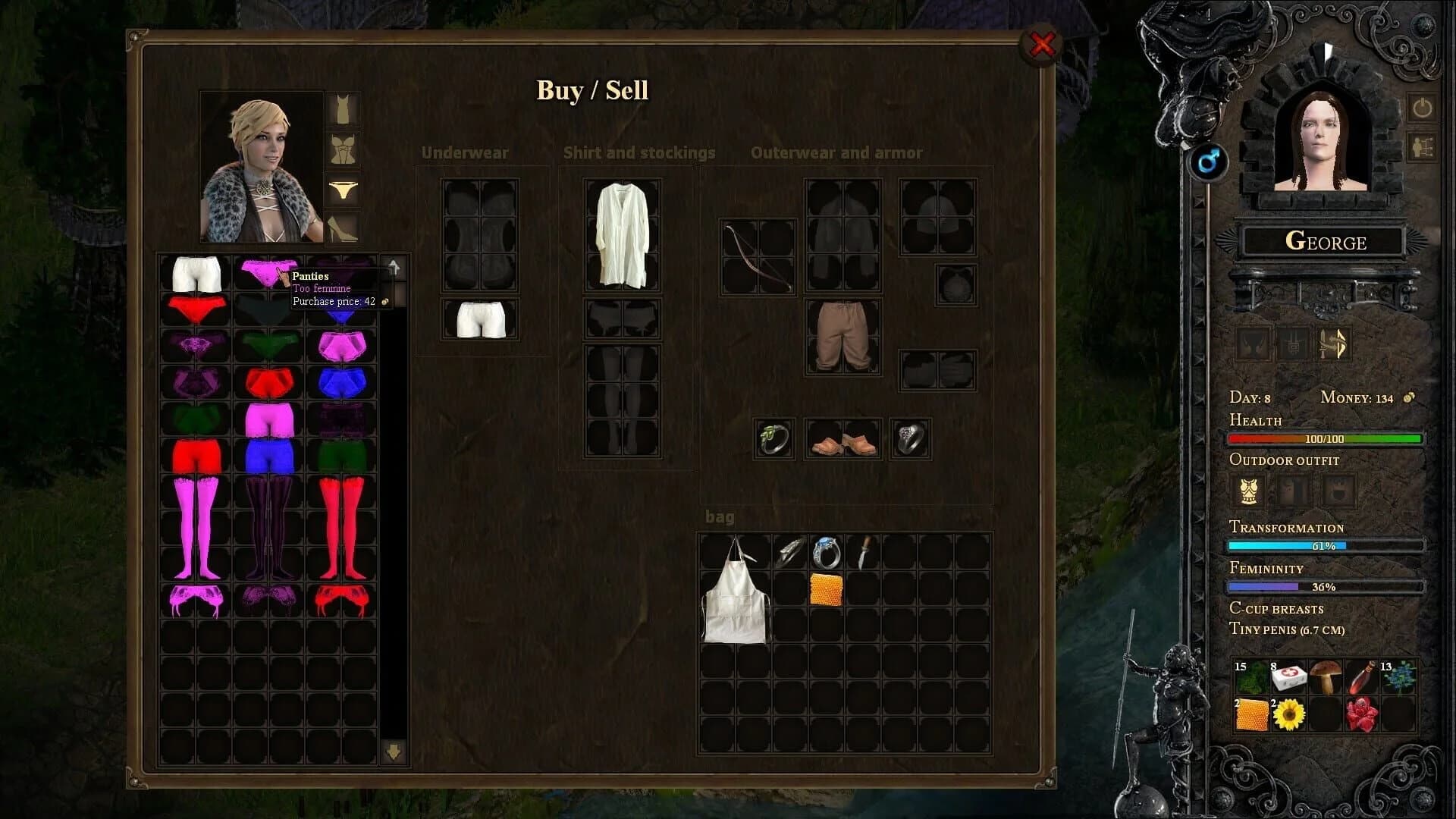 The Desire of the Amazons screenshot 3