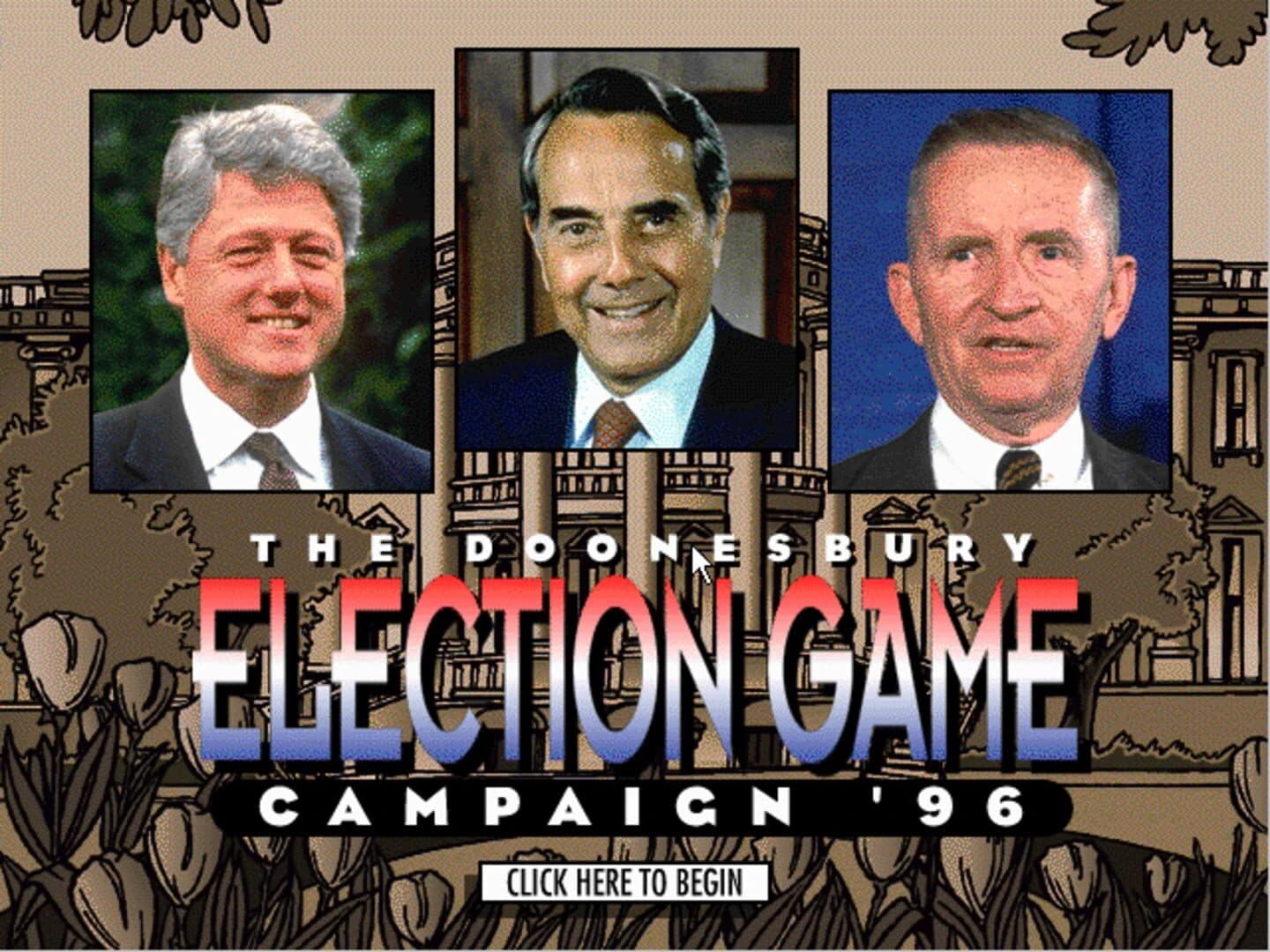 The Doonesbury Election Game Campaign '96 screenshot 1
