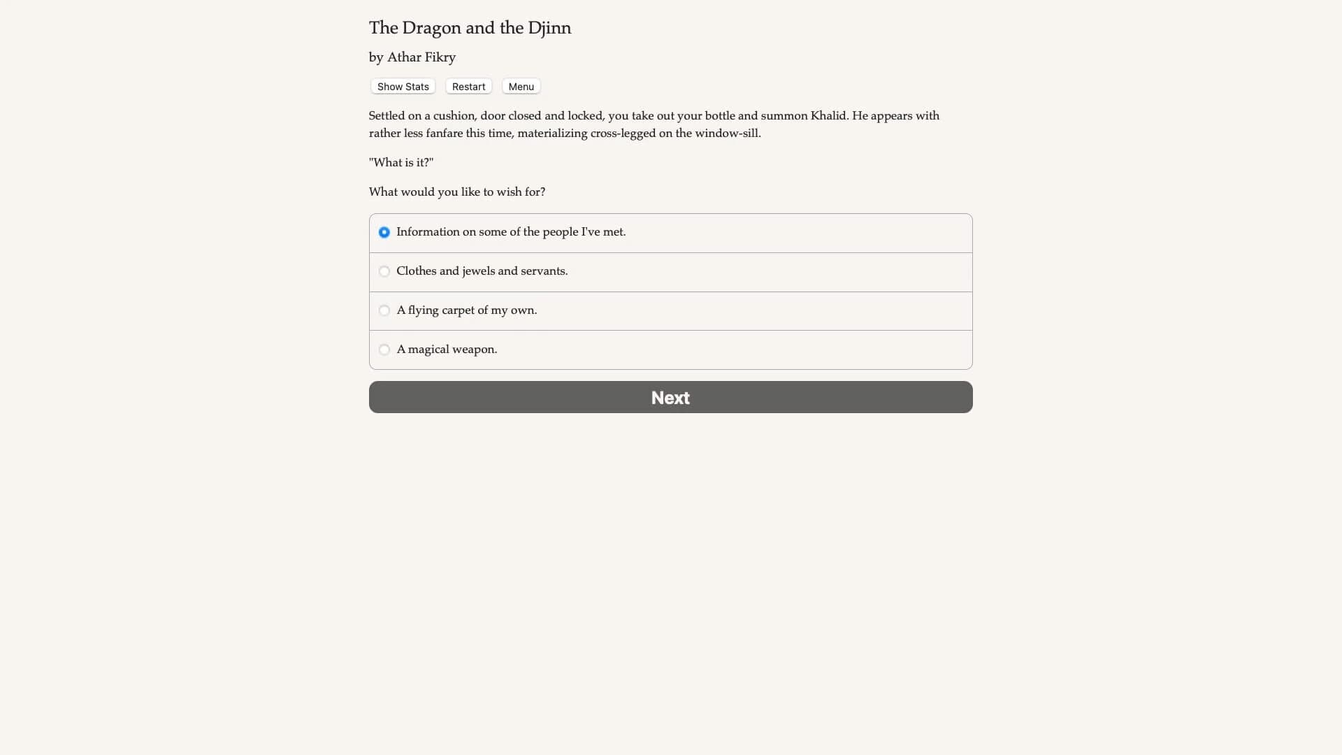 The Dragon and the Djinn screenshot 3