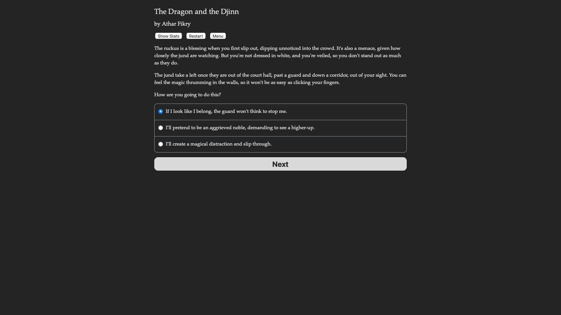The Dragon and the Djinn screenshot 2