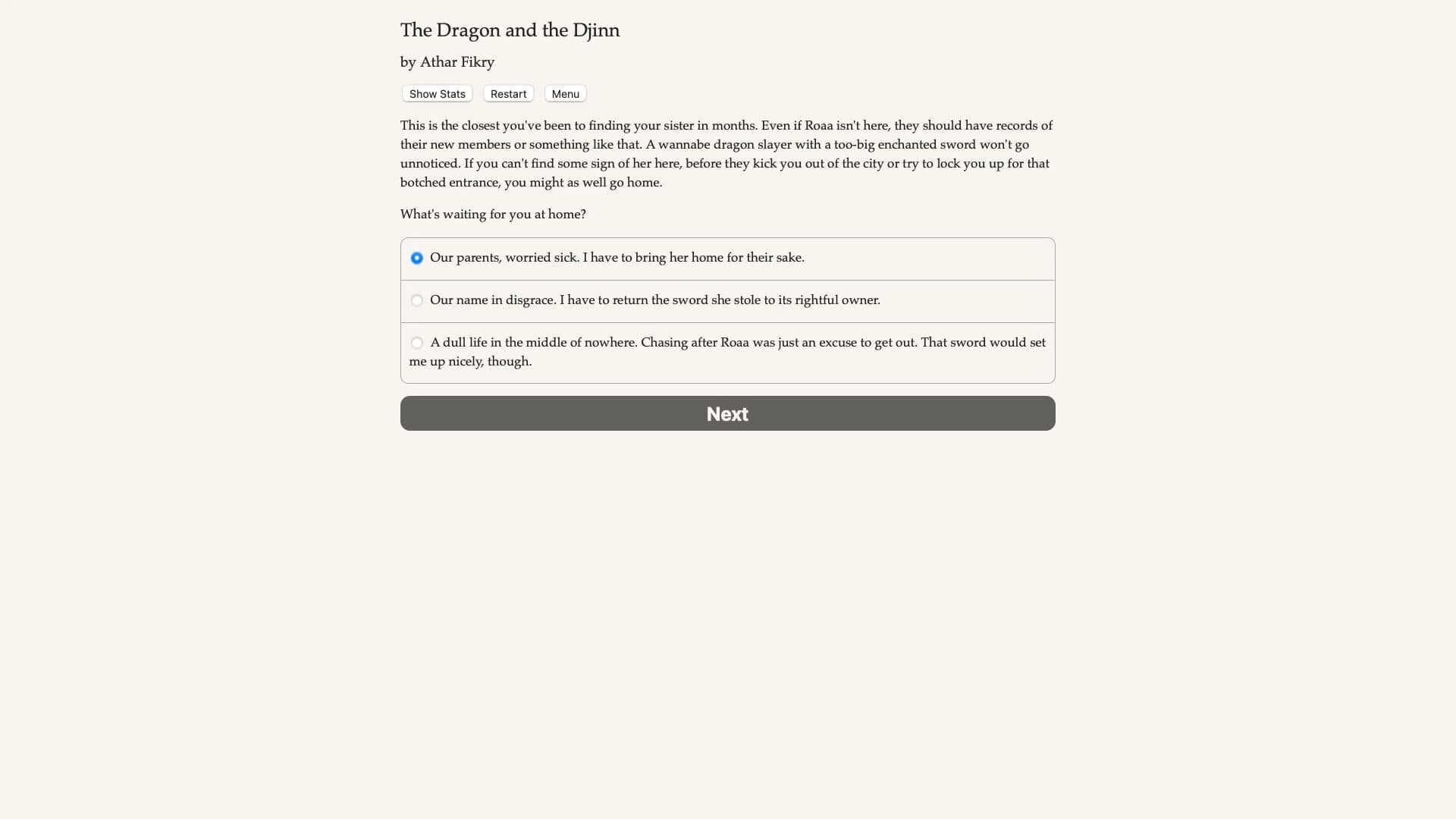 The Dragon and the Djinn screenshot 1