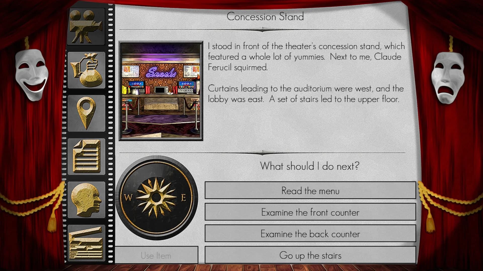 The Filmmaker - A Text Adventure screenshot 2