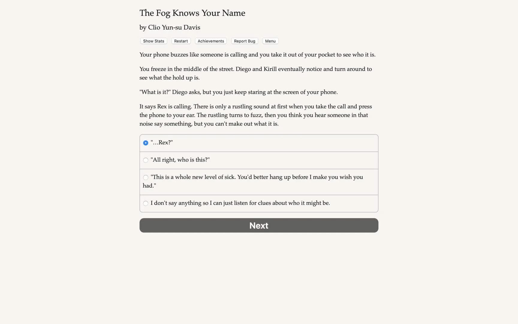 The Fog Knows Your Name screenshot 5
