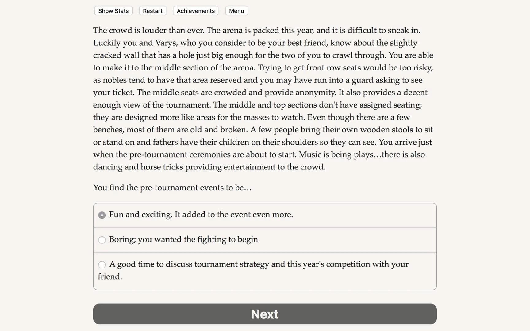The Great Tournament screenshot 4