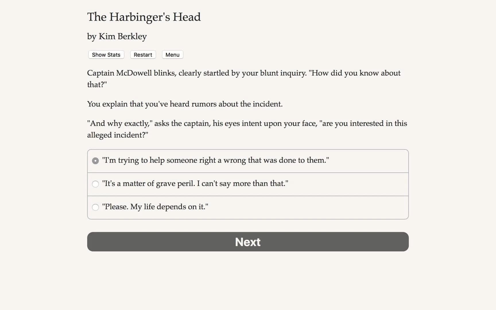 The Harbinger's Head screenshot 4