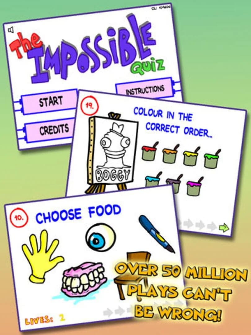 The Impossible Quiz! for iPad screenshot 1