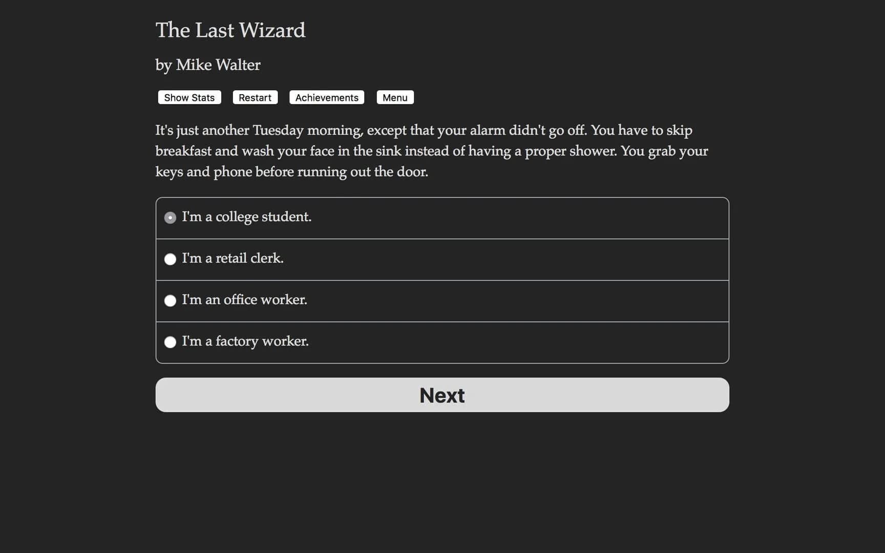 The Last Wizard screenshot 1
