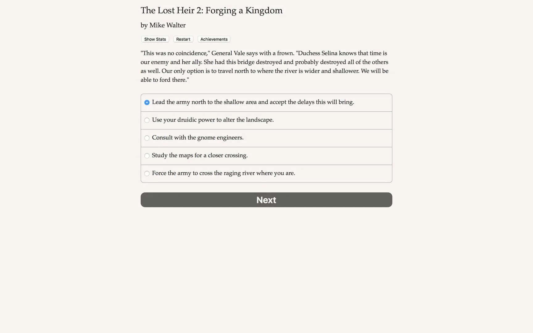 The Lost Heir 2: Forging a Kingdom screenshot 1