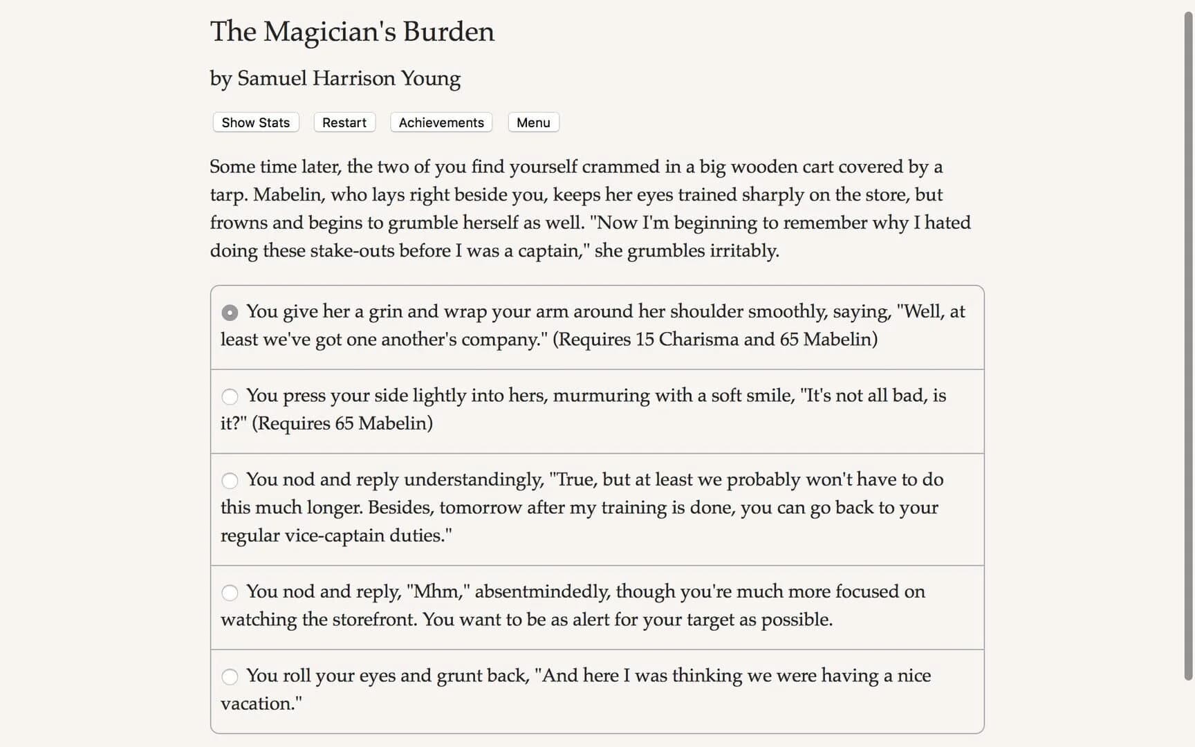The Magician's Burden screenshot 1
