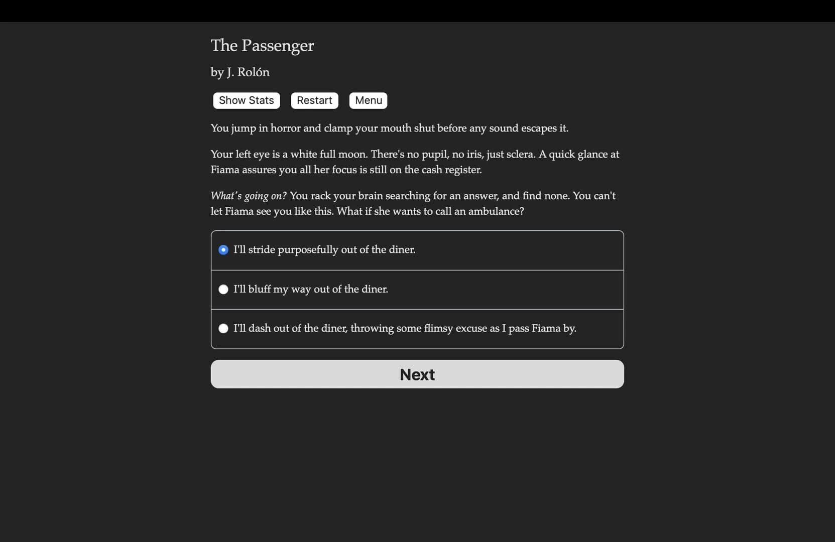 The Passenger screenshot 2