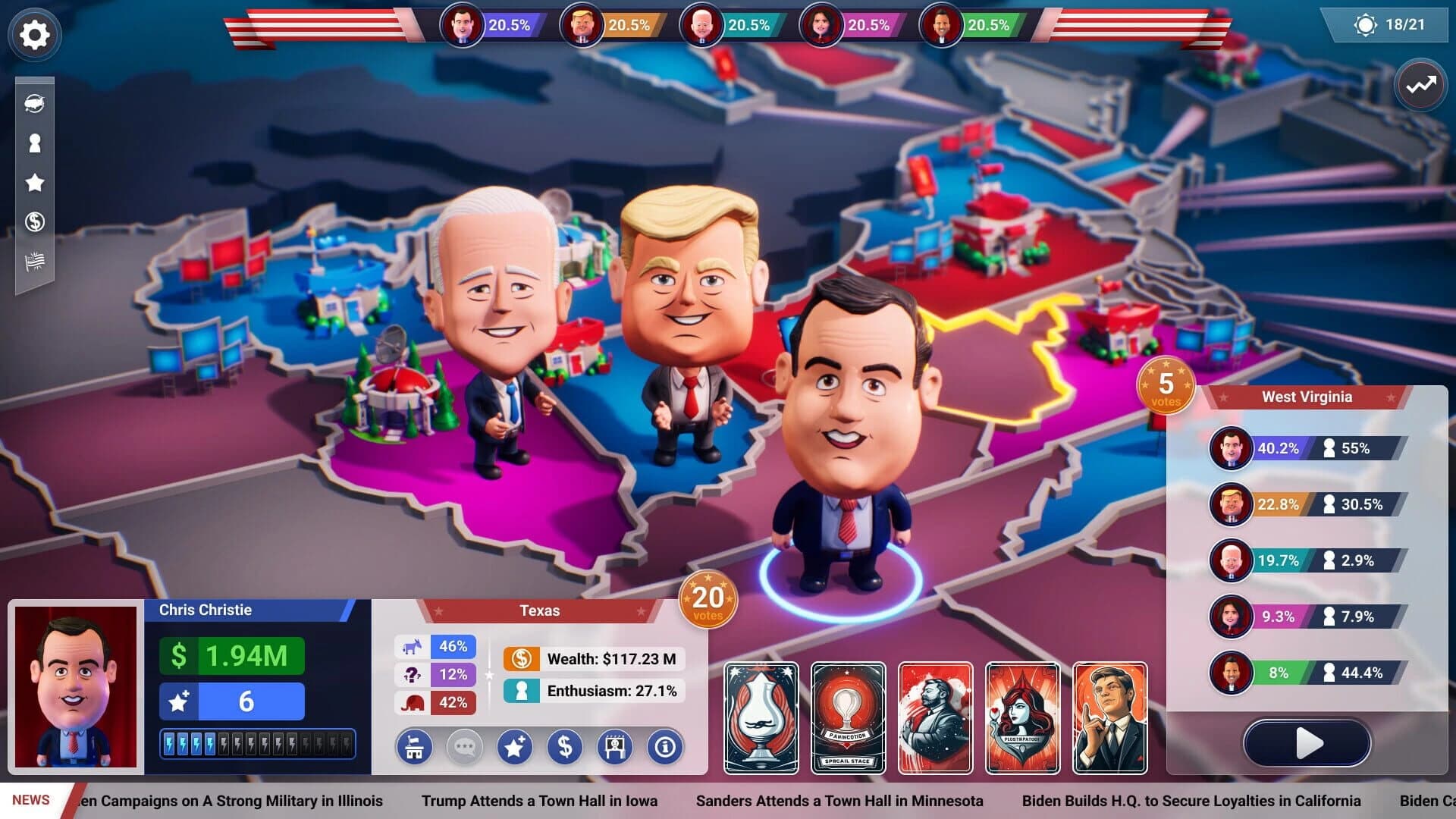 The Political Machine 2024 screenshot 1