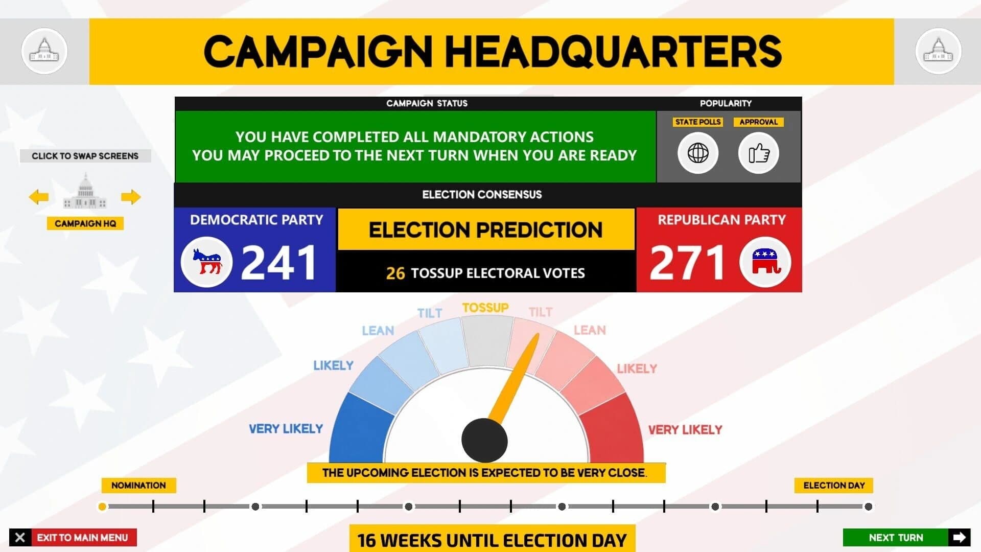 The Political Simulator screenshot 1