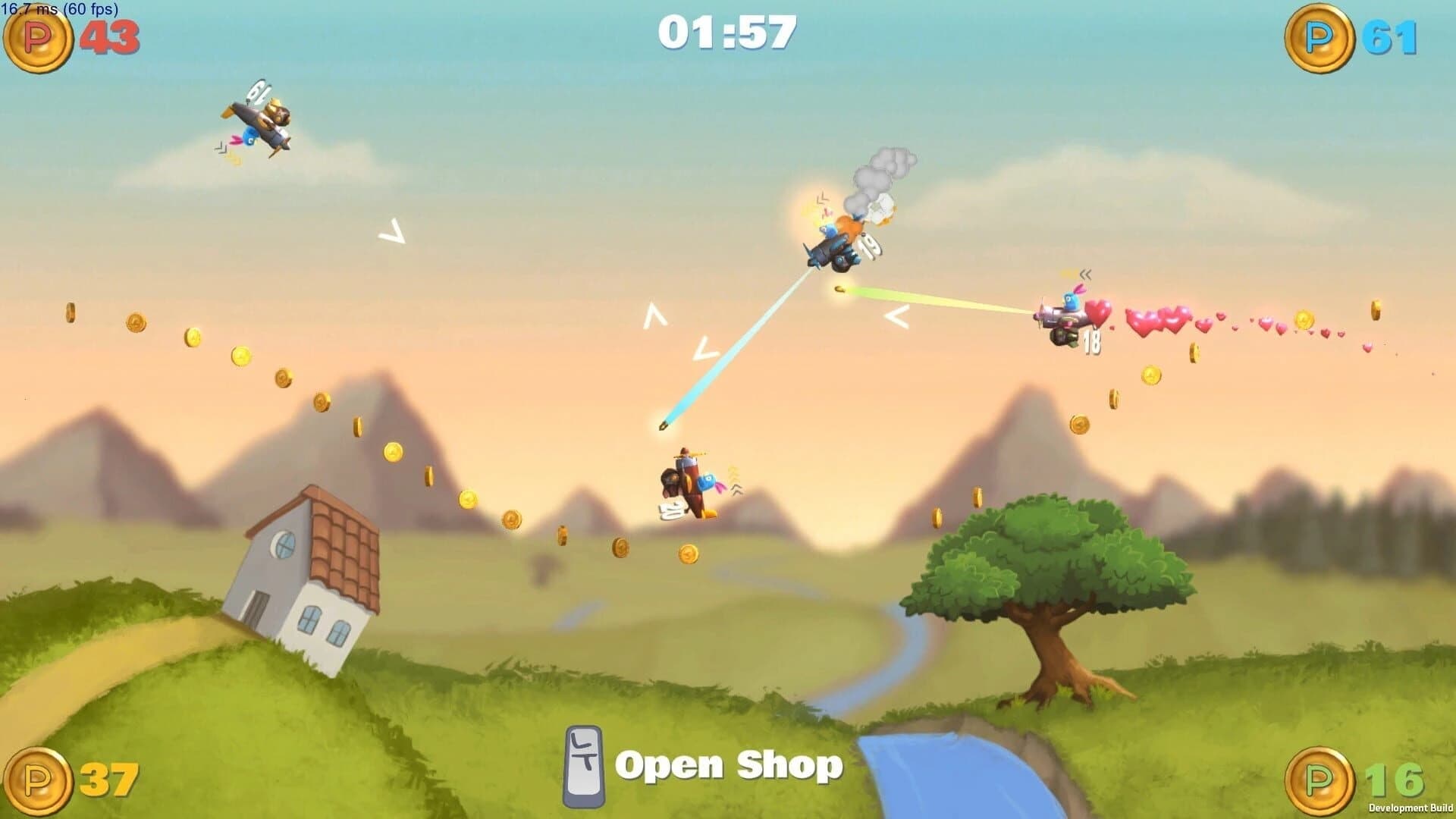 The Prabbits: Happy Dogfights screenshot 2