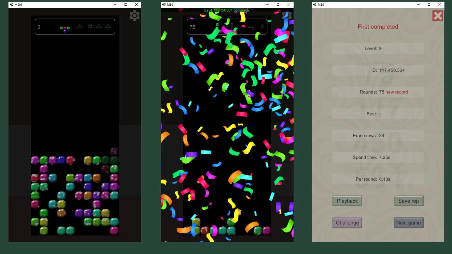 The Puzzle of Blocks screenshot 2