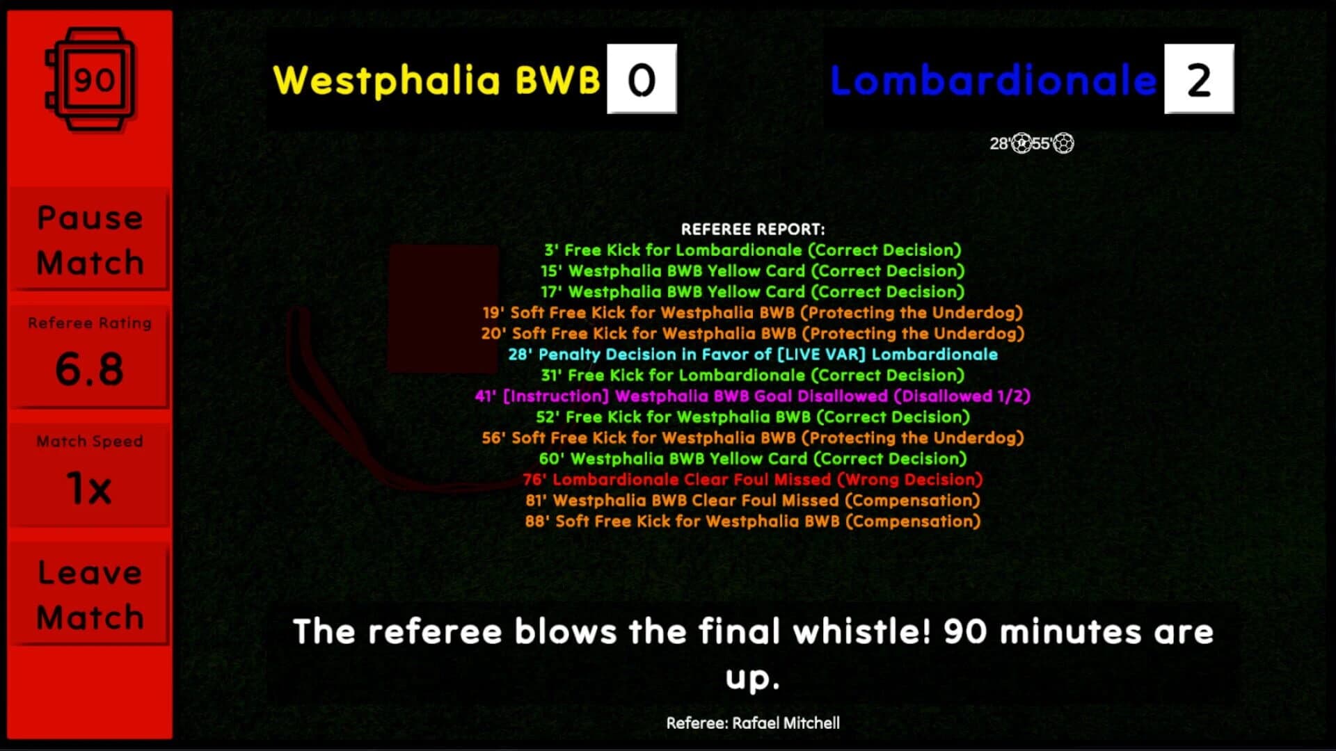 The Referee Committee screenshot 4
