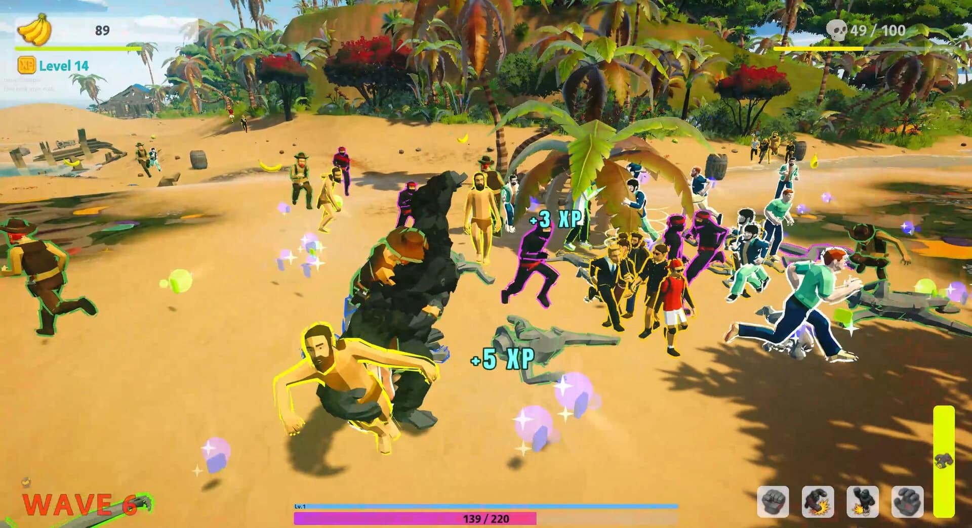 The Showdown: Gorilla vs 100 screenshot 3