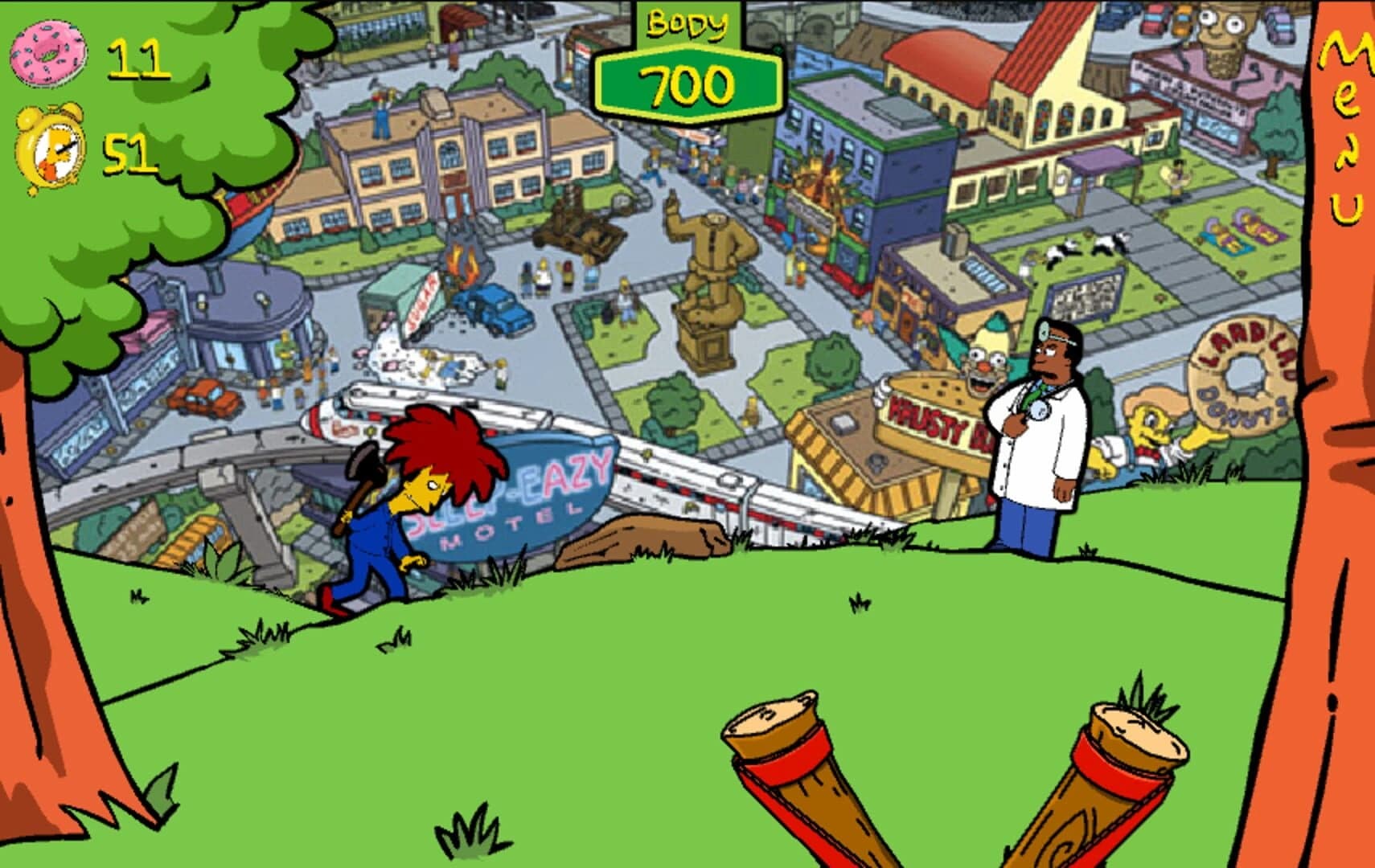 The Simpsons Bart-Shooter screenshot 1