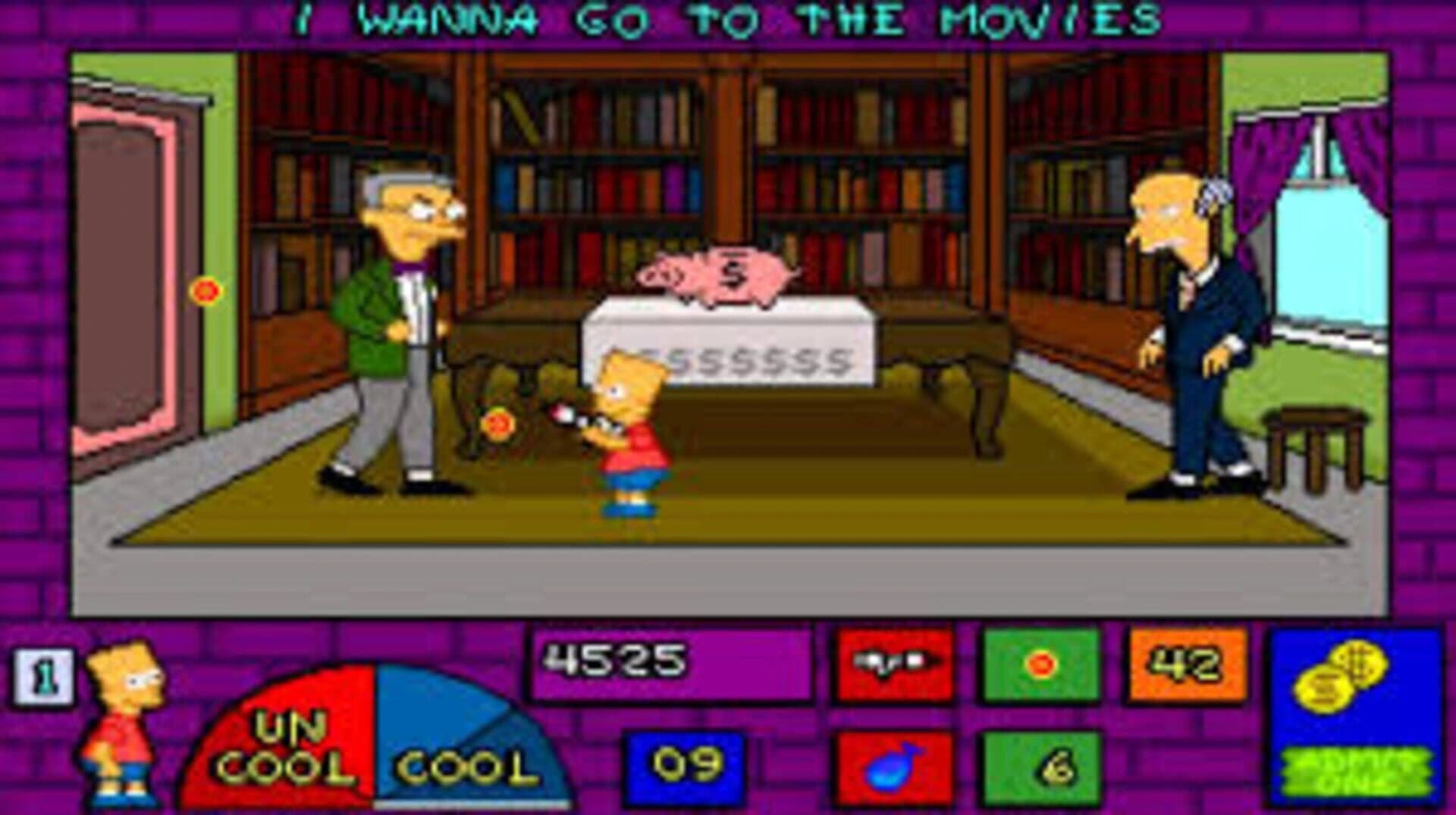 The Simpsons: Bart's House of Weirdness screenshot 24