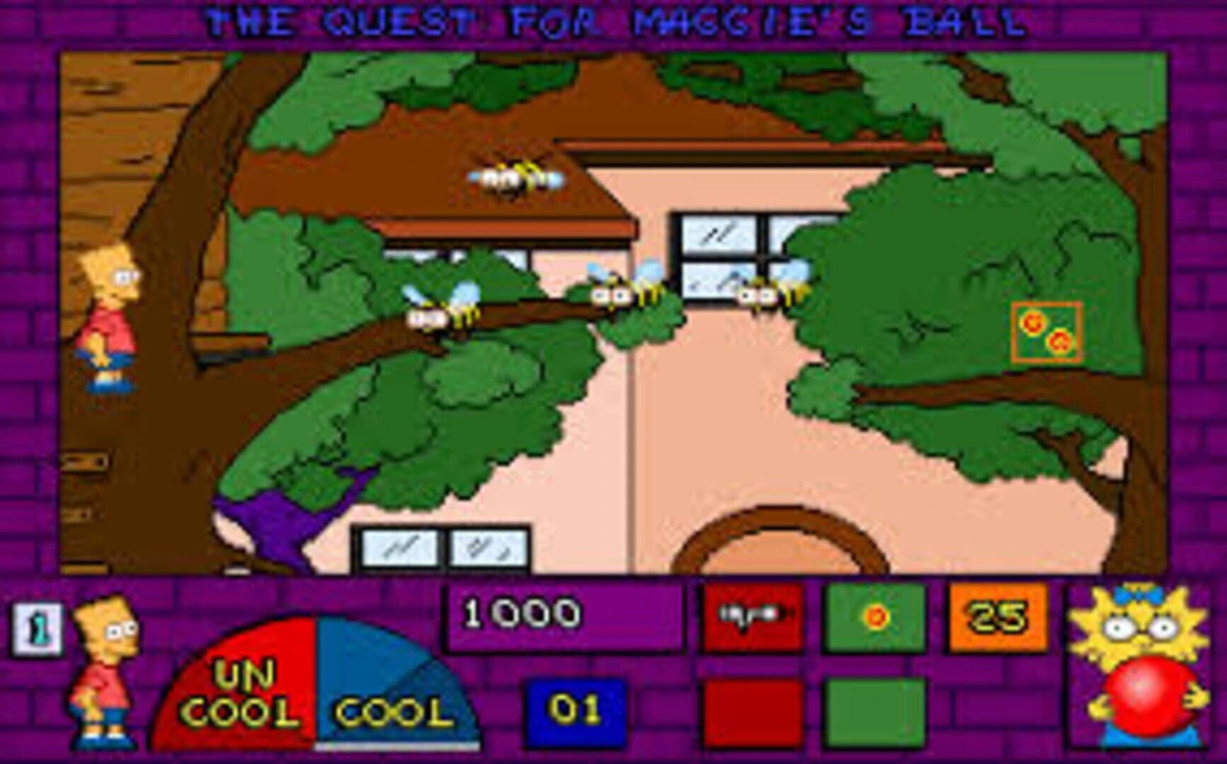 The Simpsons: Bart's House of Weirdness screenshot 21