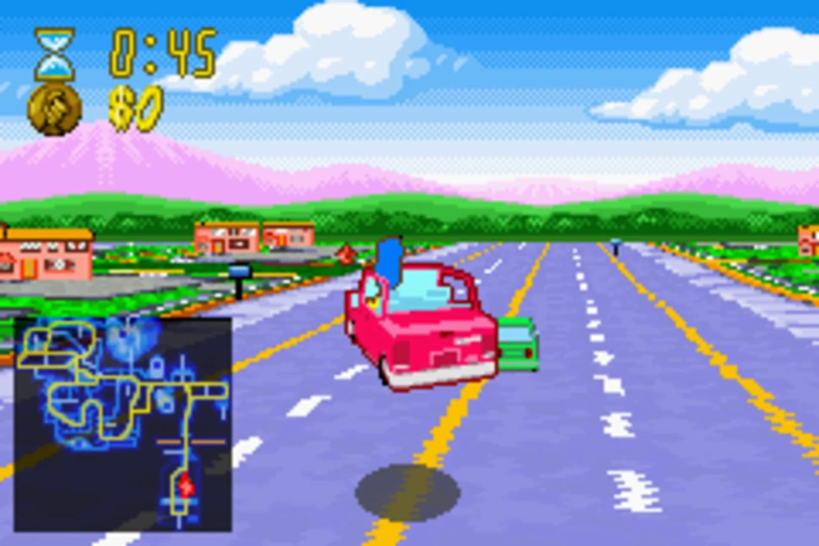 The Simpsons: Road Rage screenshot 1
