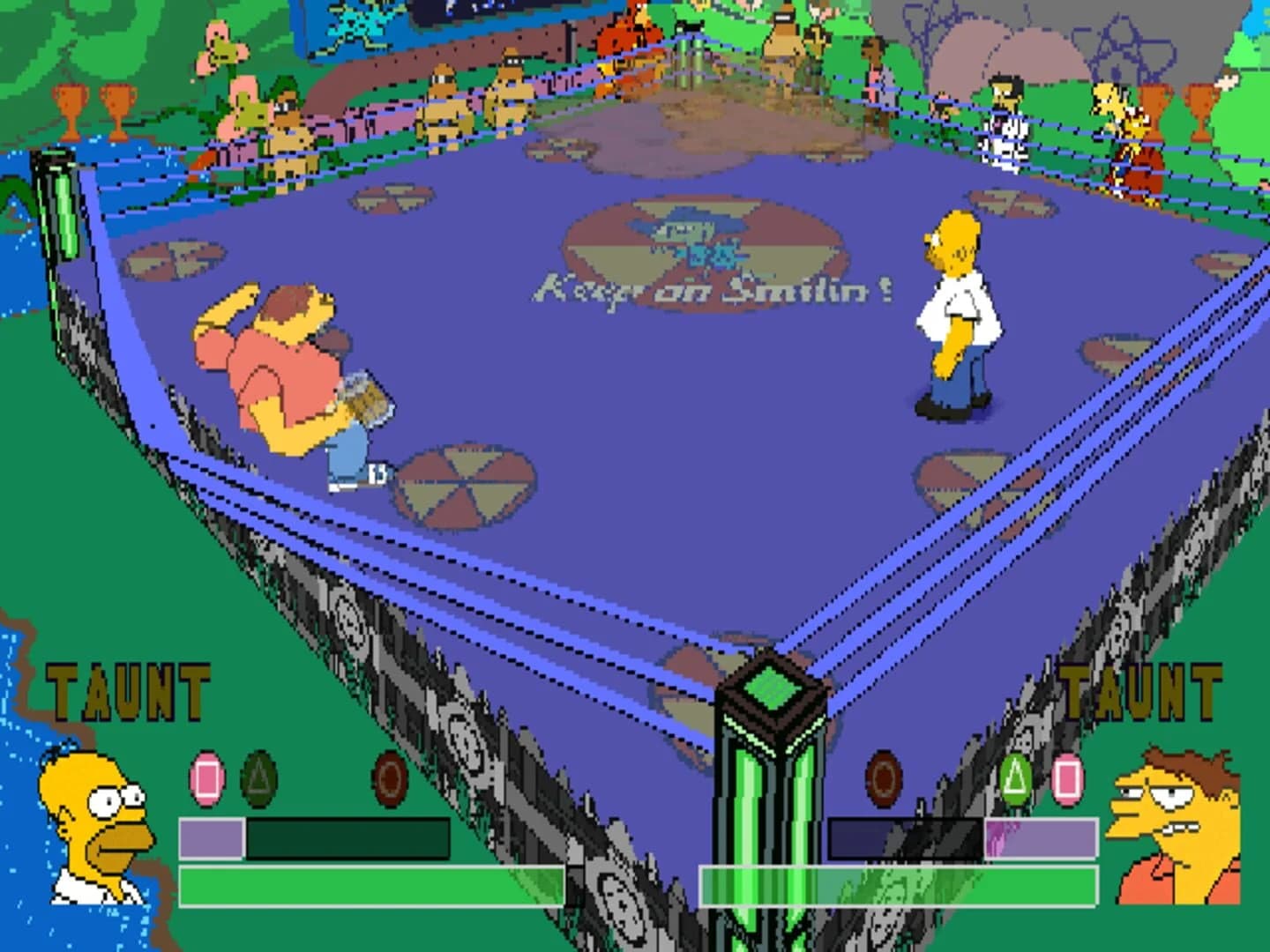 The Simpsons Wrestling screenshot 1