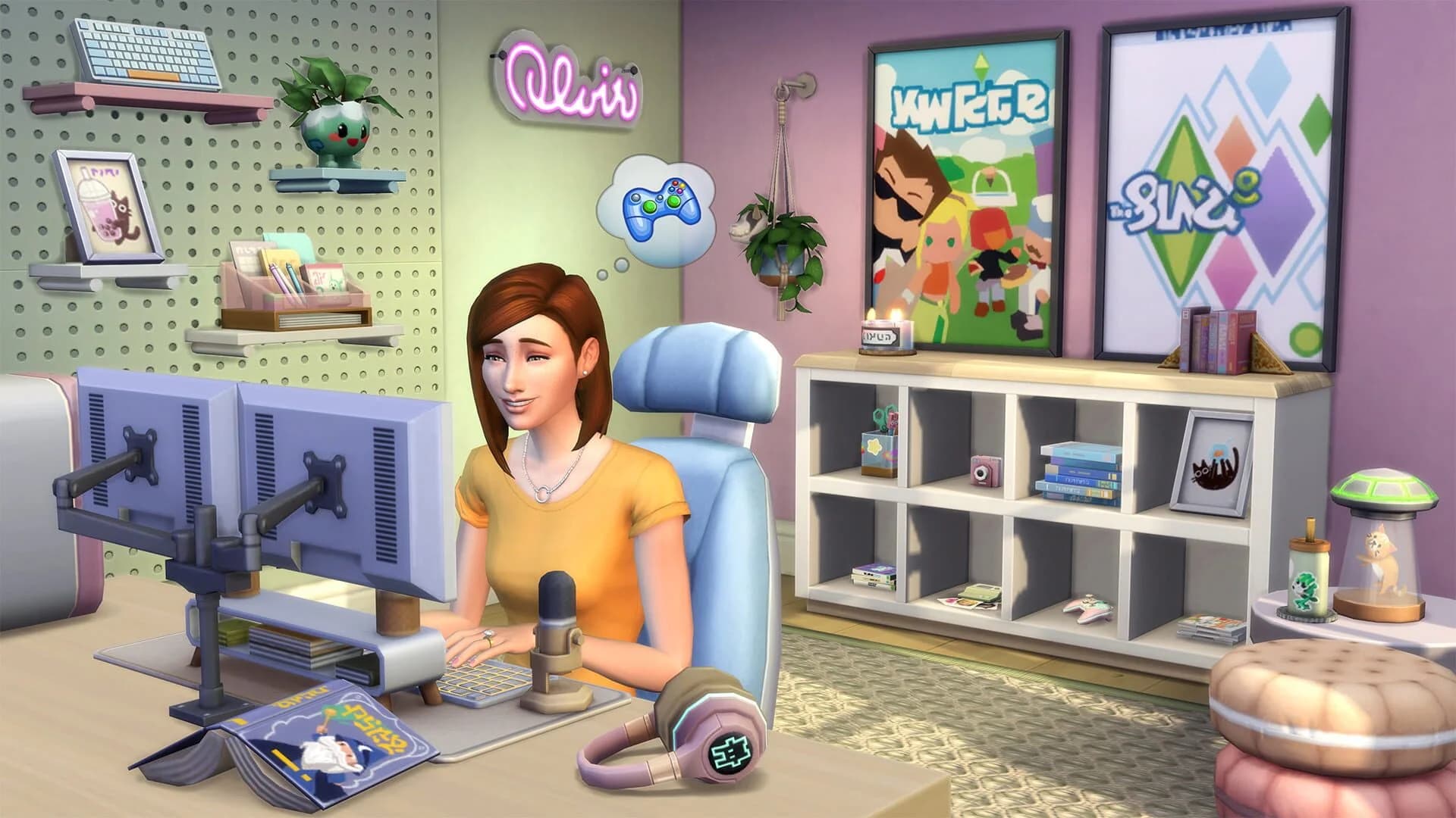 The Sims 4: Comfy Gamer Kit screenshot 2