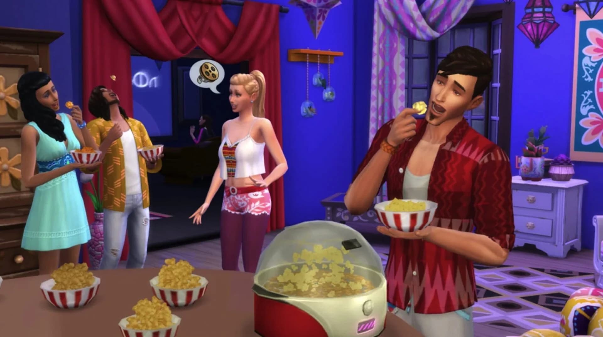 The Sims 4: Movie Hangout Stuff screenshot 1