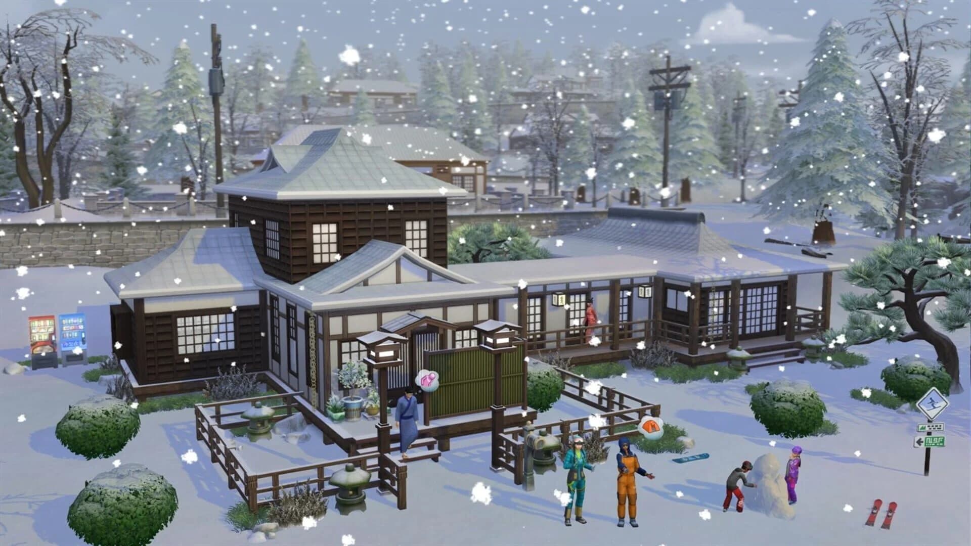 The Sims 4: Snowy Escape screenshot 1