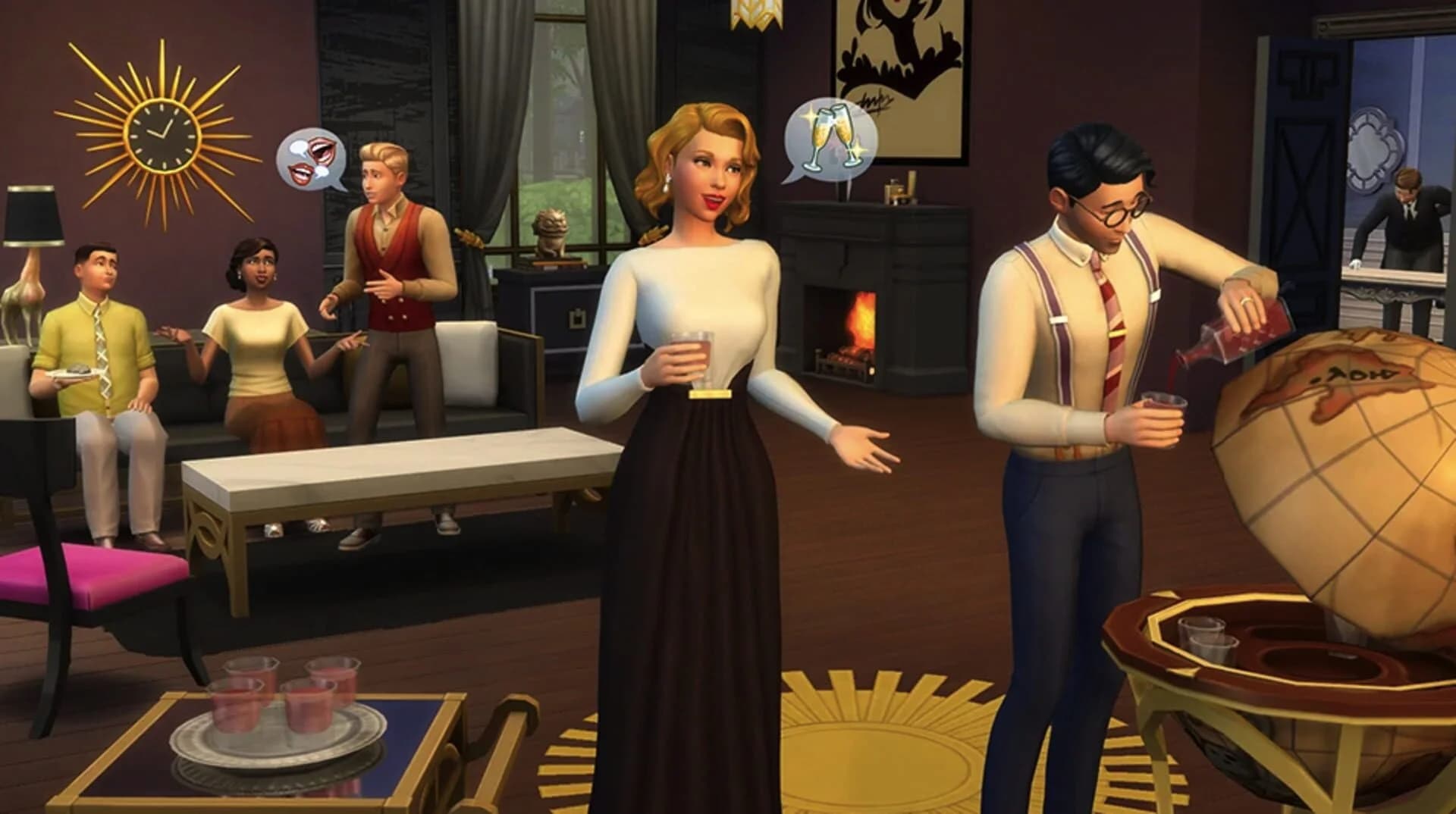 The Sims 4: Vintage Glamour Stuff screenshot 1