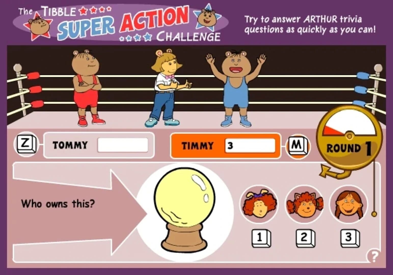 The Tibble Super Action Challenge screenshot 1