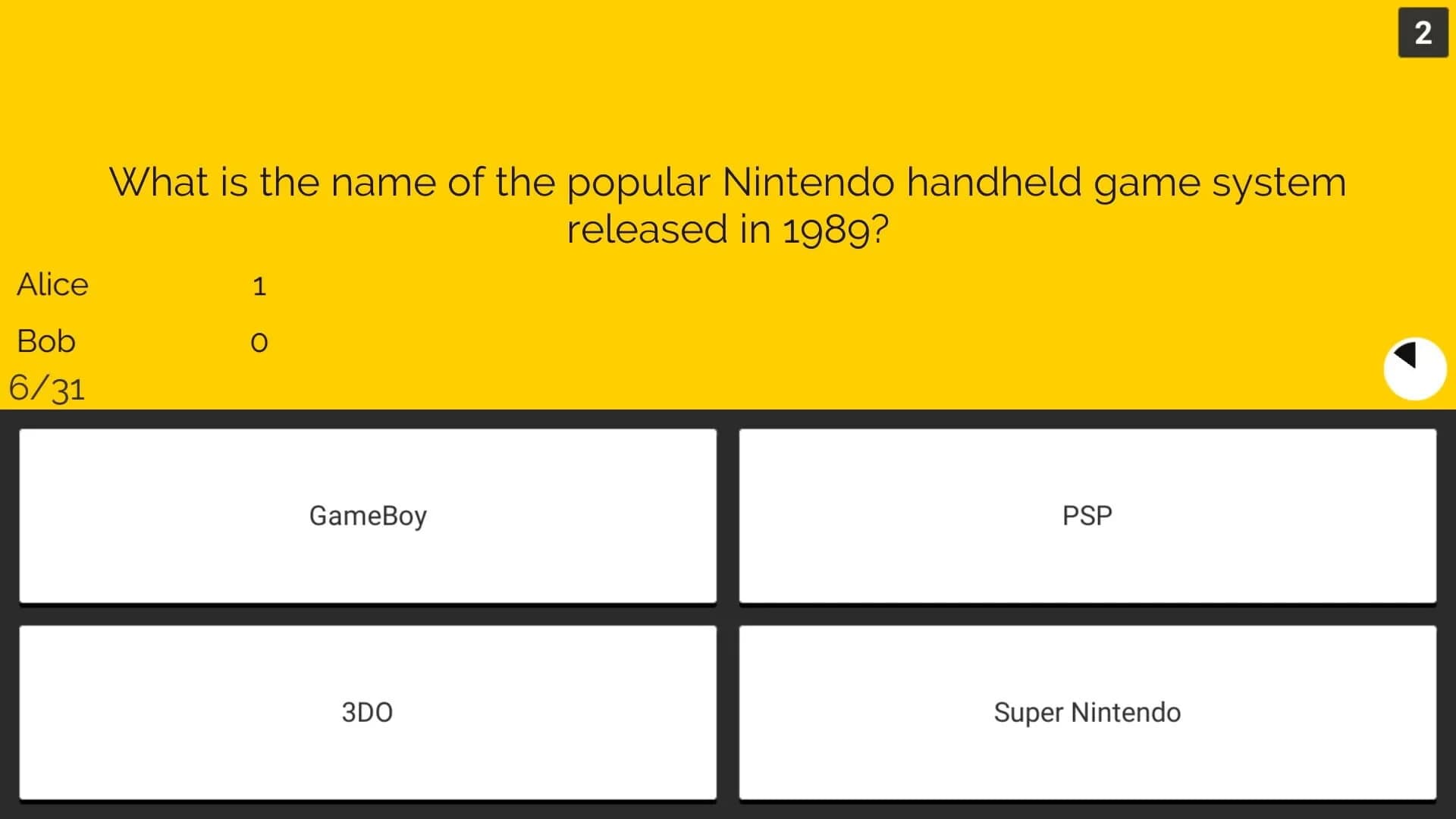 The Yellow Quiz screenshot 2