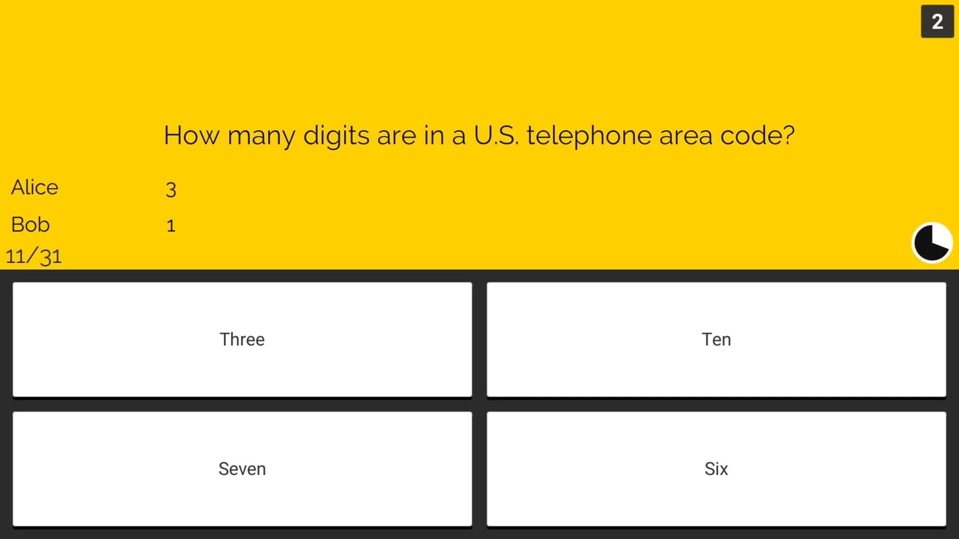 The Yellow Quiz screenshot 3