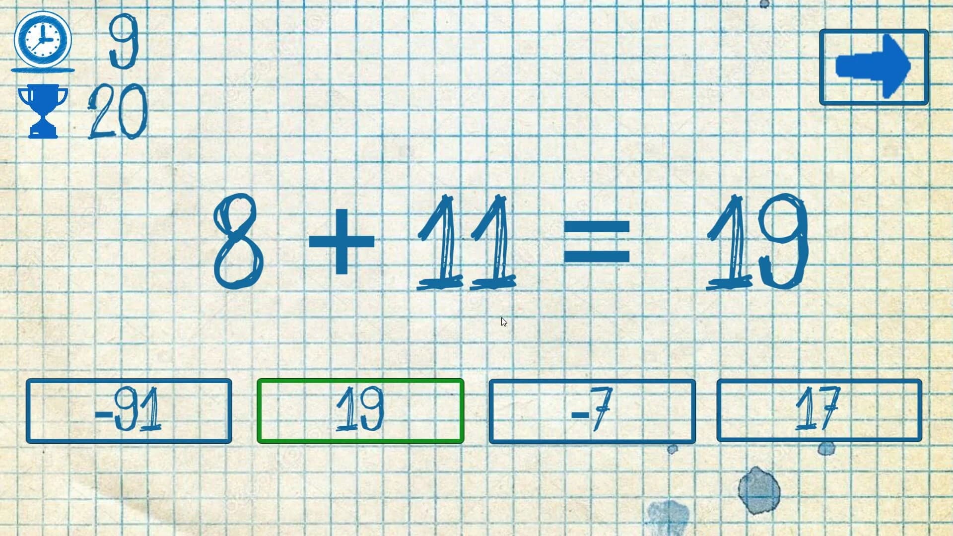 The young mathematician: Easy difficulty screenshot 5