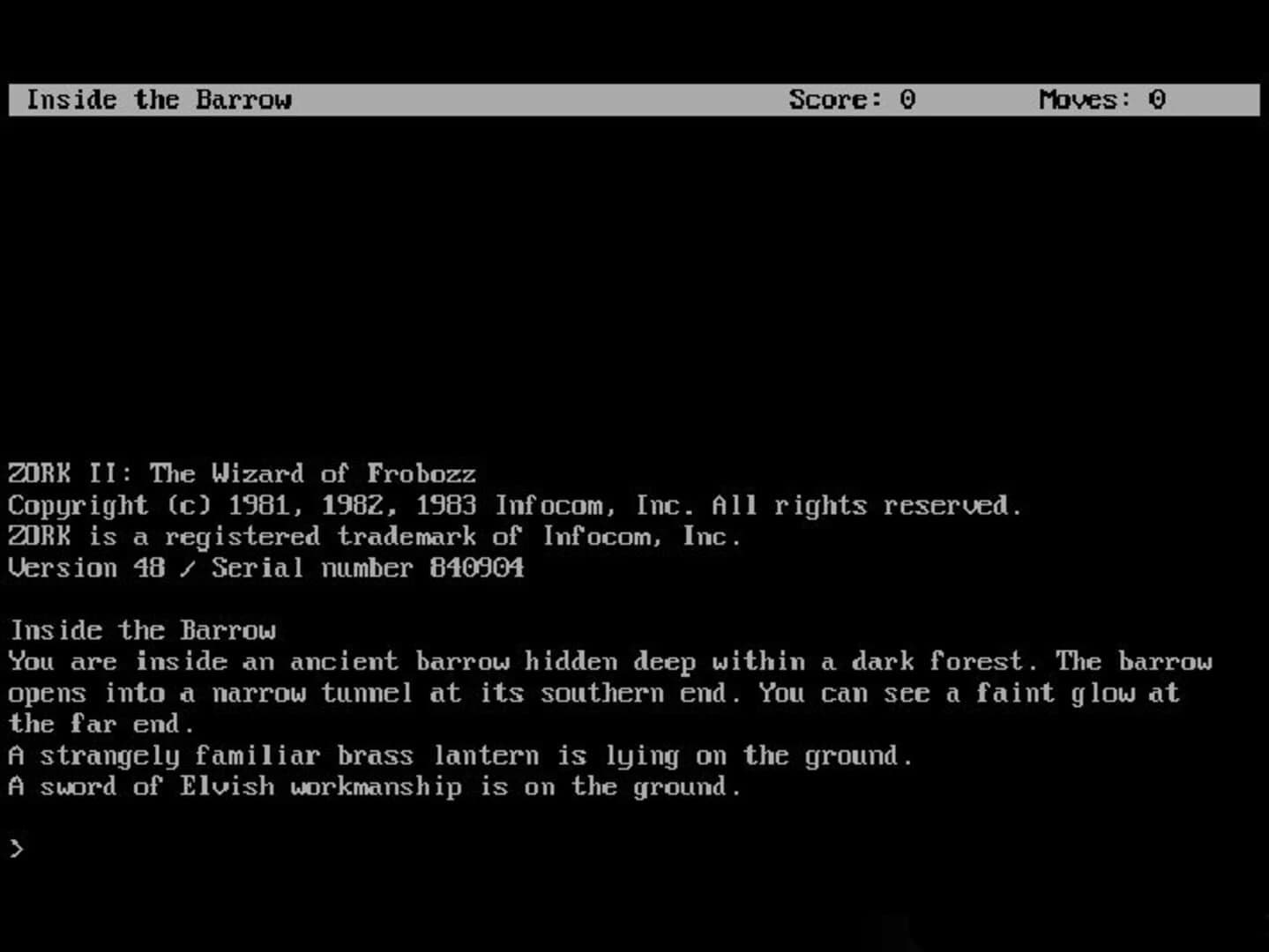 The Zork Anthology screenshot 5