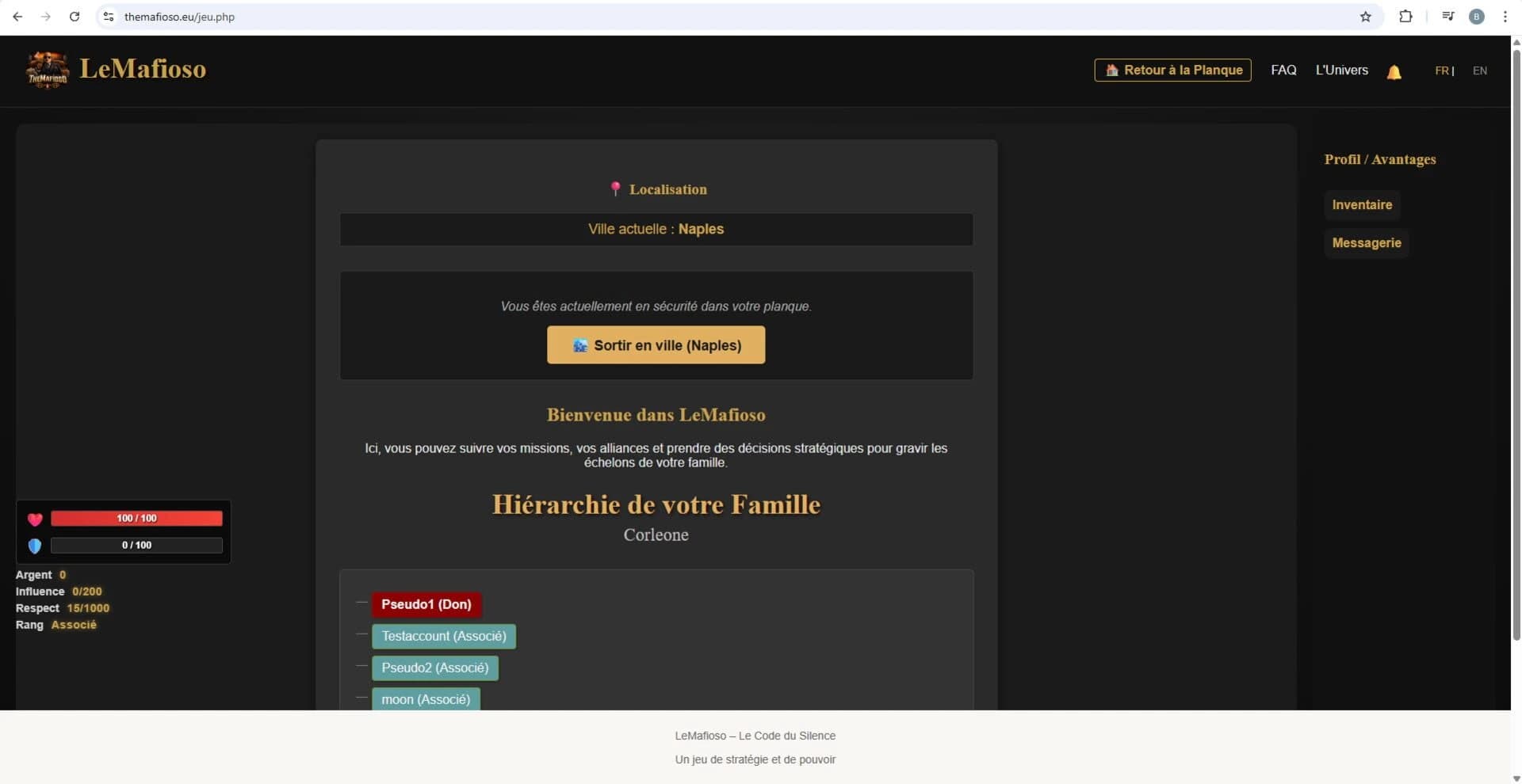 TheMafioso screenshot 1