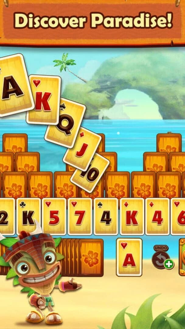 Tiki Solitaire TriPeaks screenshot 3