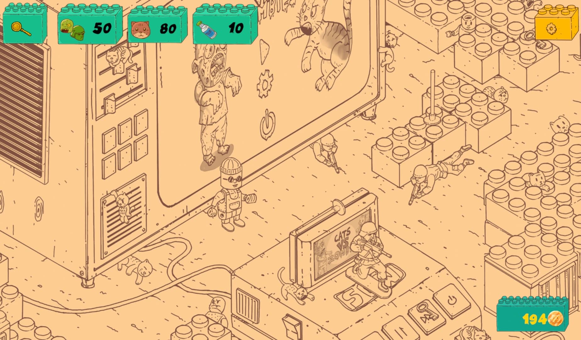 Tiny Cats vs. Toys screenshot 7