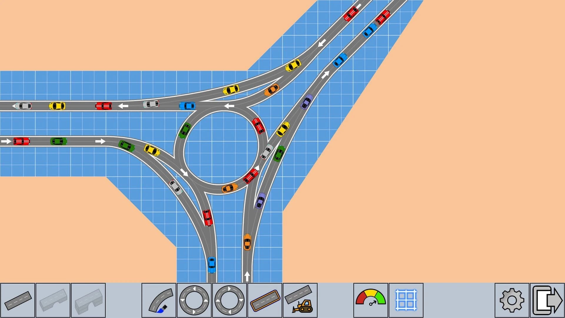 Tiny Road Interchanges screenshot 1