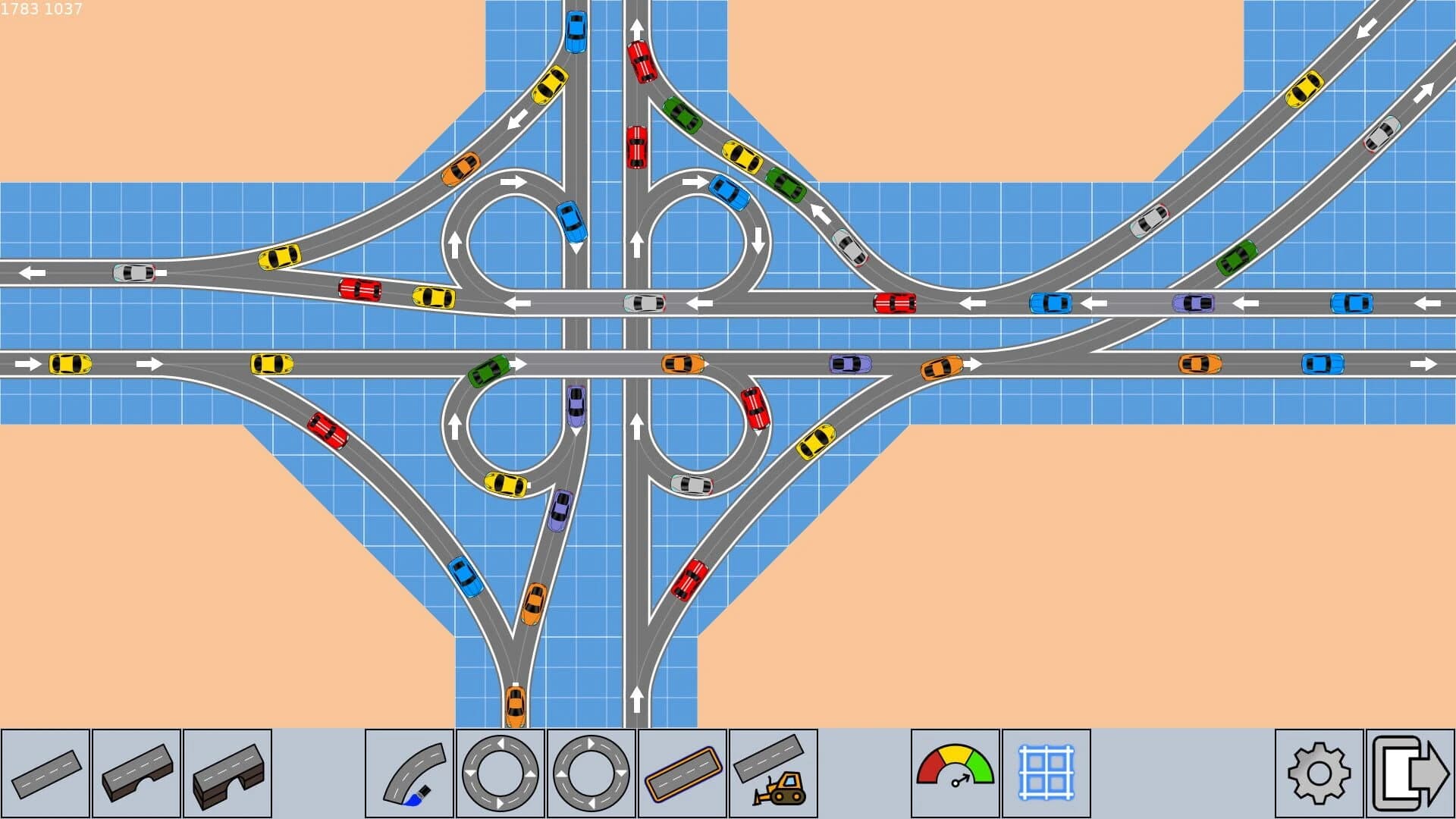 Tiny Road Interchanges screenshot 2