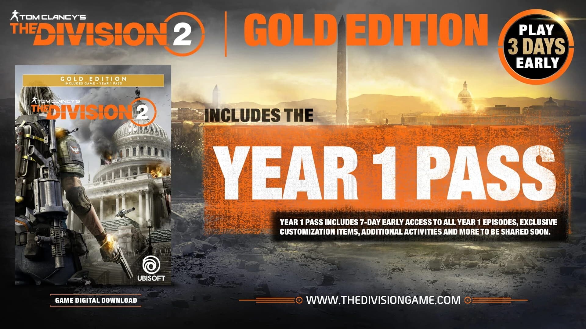 Tom Clancy's The Division 2: Gold Edition screenshot 1