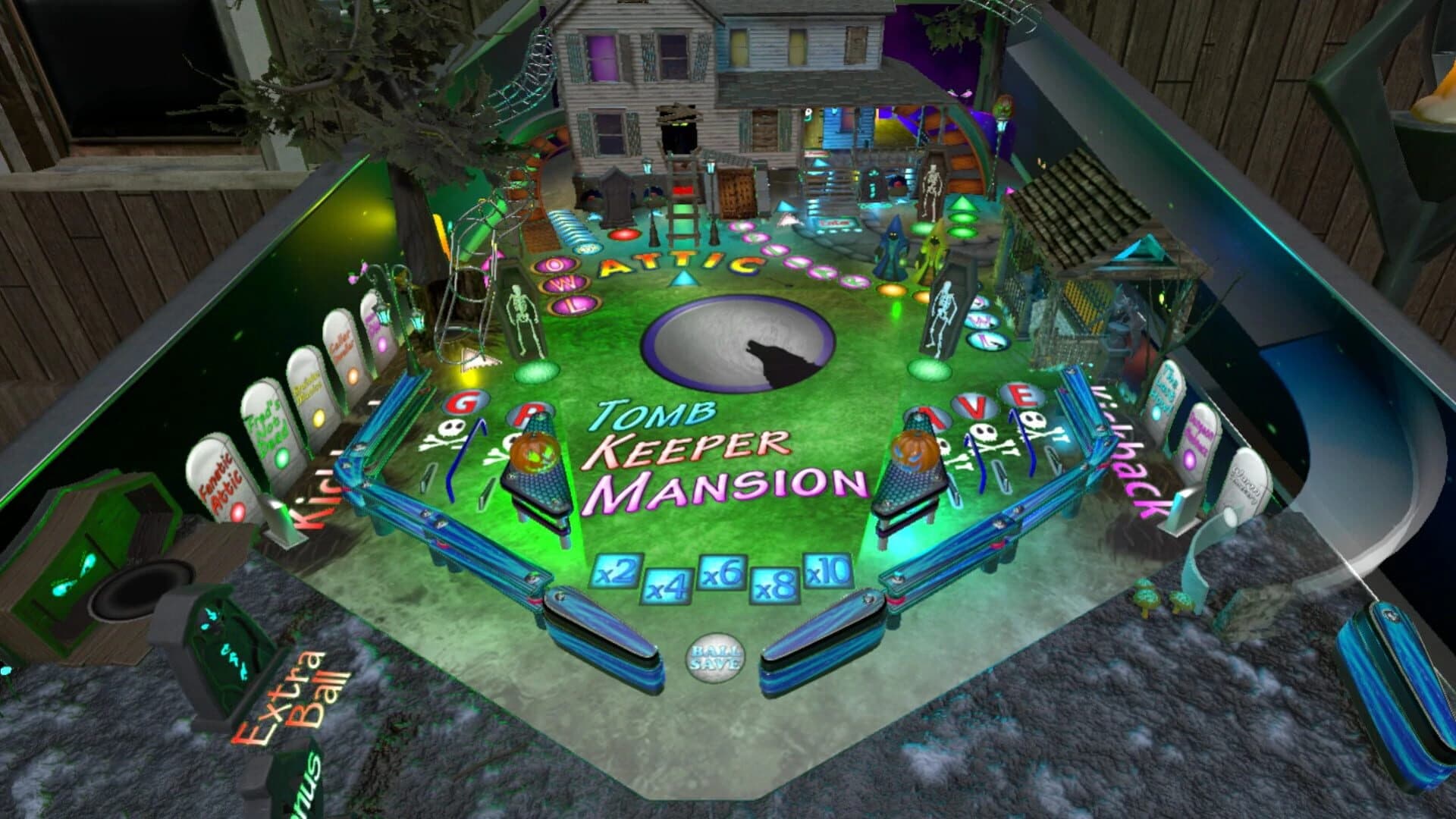 Tomb Keeper Mansion Deluxe Pinball screenshot 2