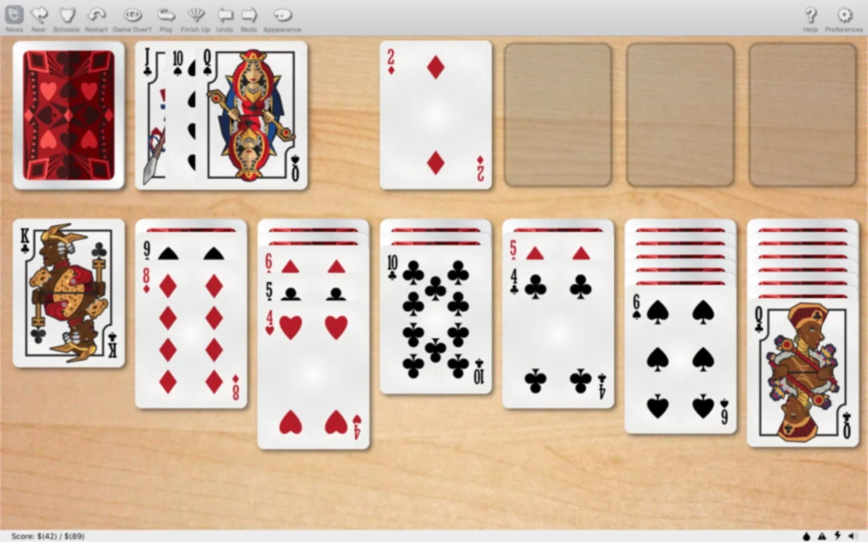 Top Solitaire screenshot 2