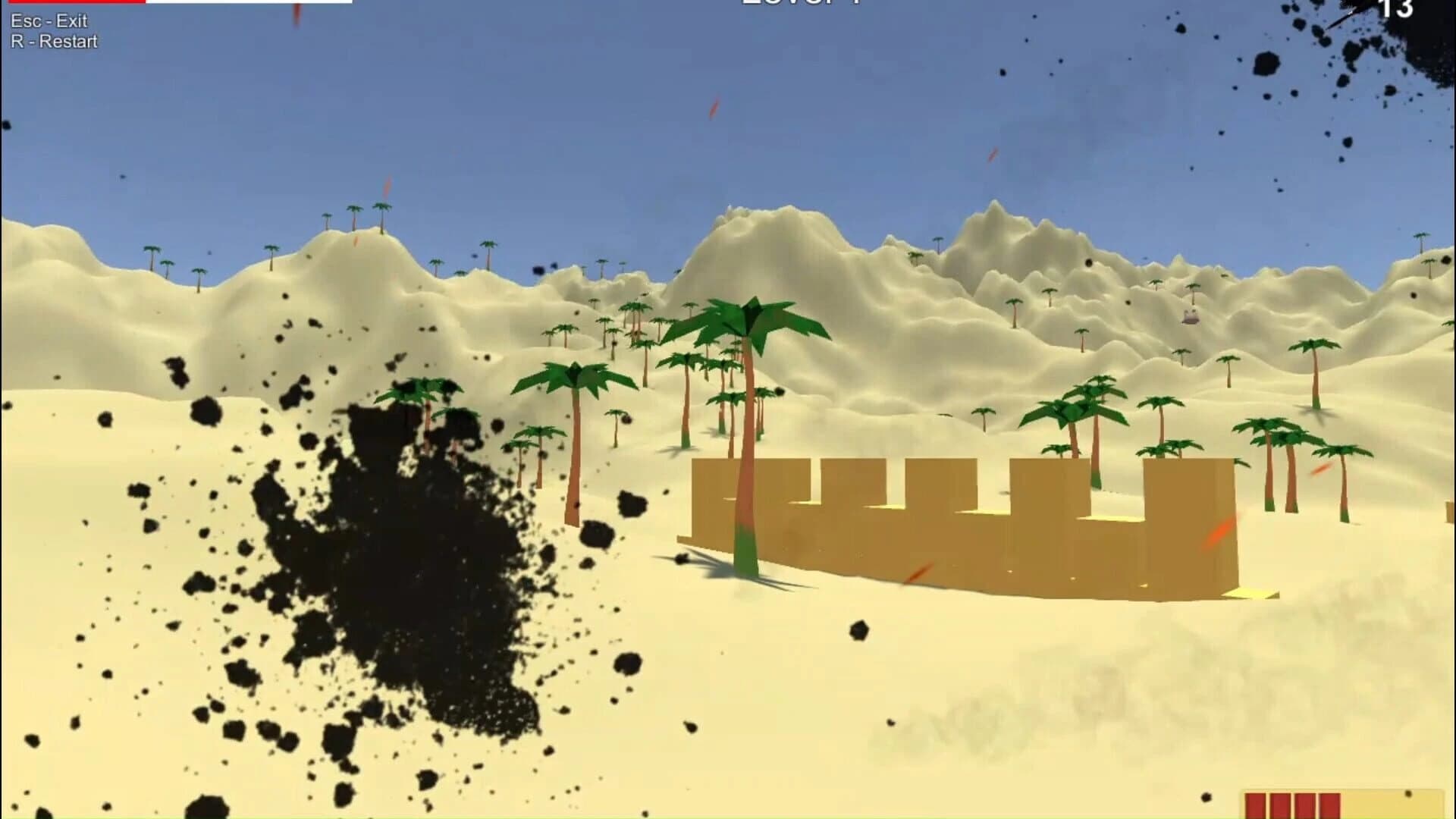 Toucan Rampage: Sandstorm Shooter screenshot 1