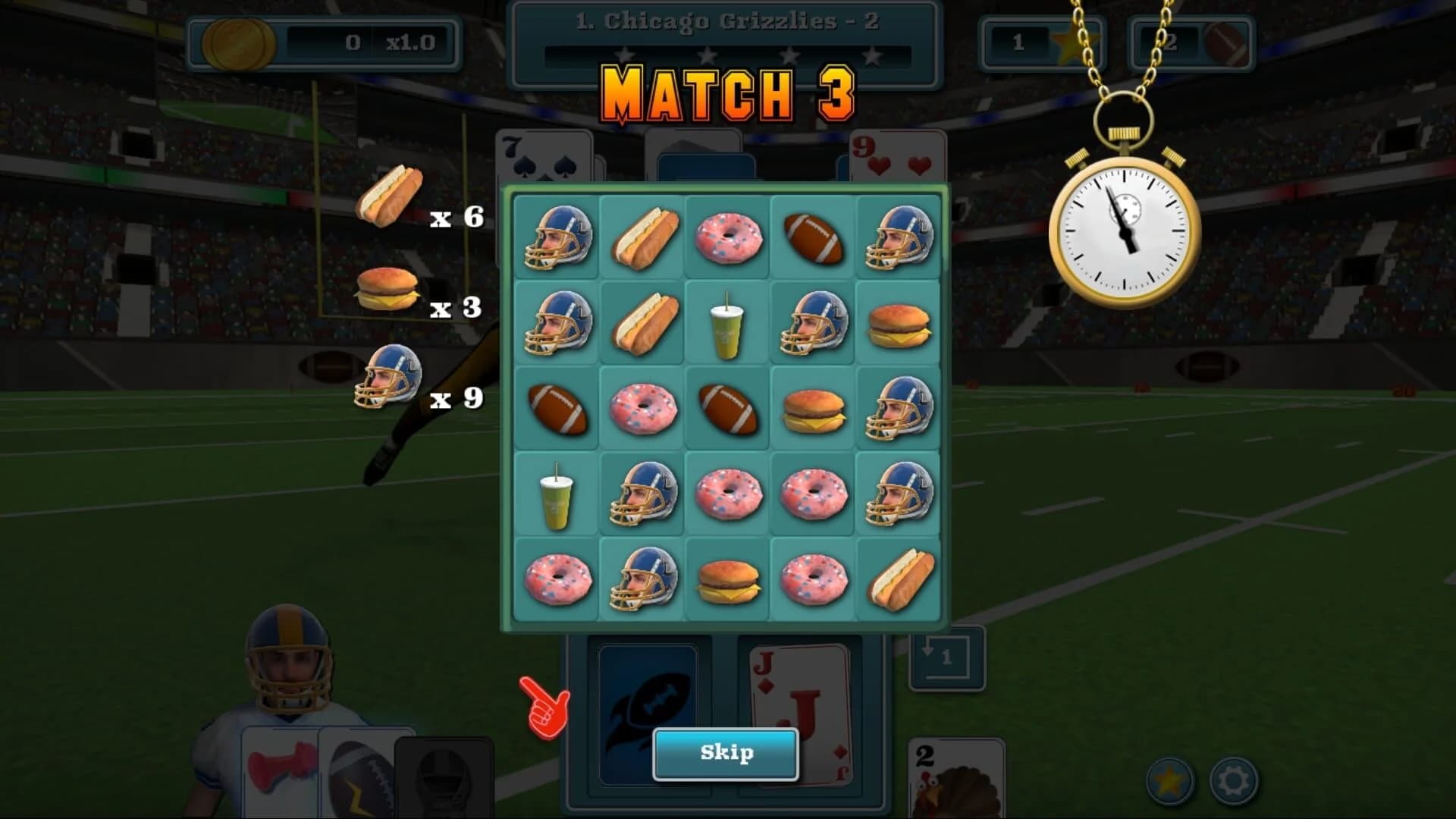 Touch Down Football Solitaire screenshot 5