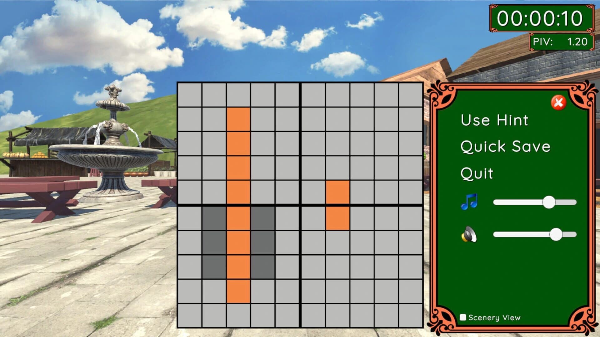 Touhou Picross: Nazrin's Puzzles screenshot 2