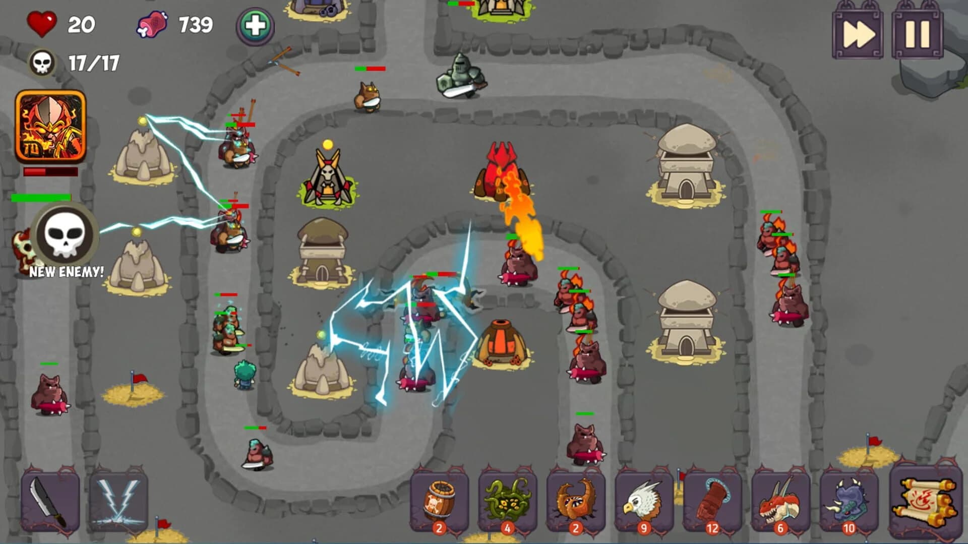 Tower Defense - Fantasy Tower Game screenshot 4