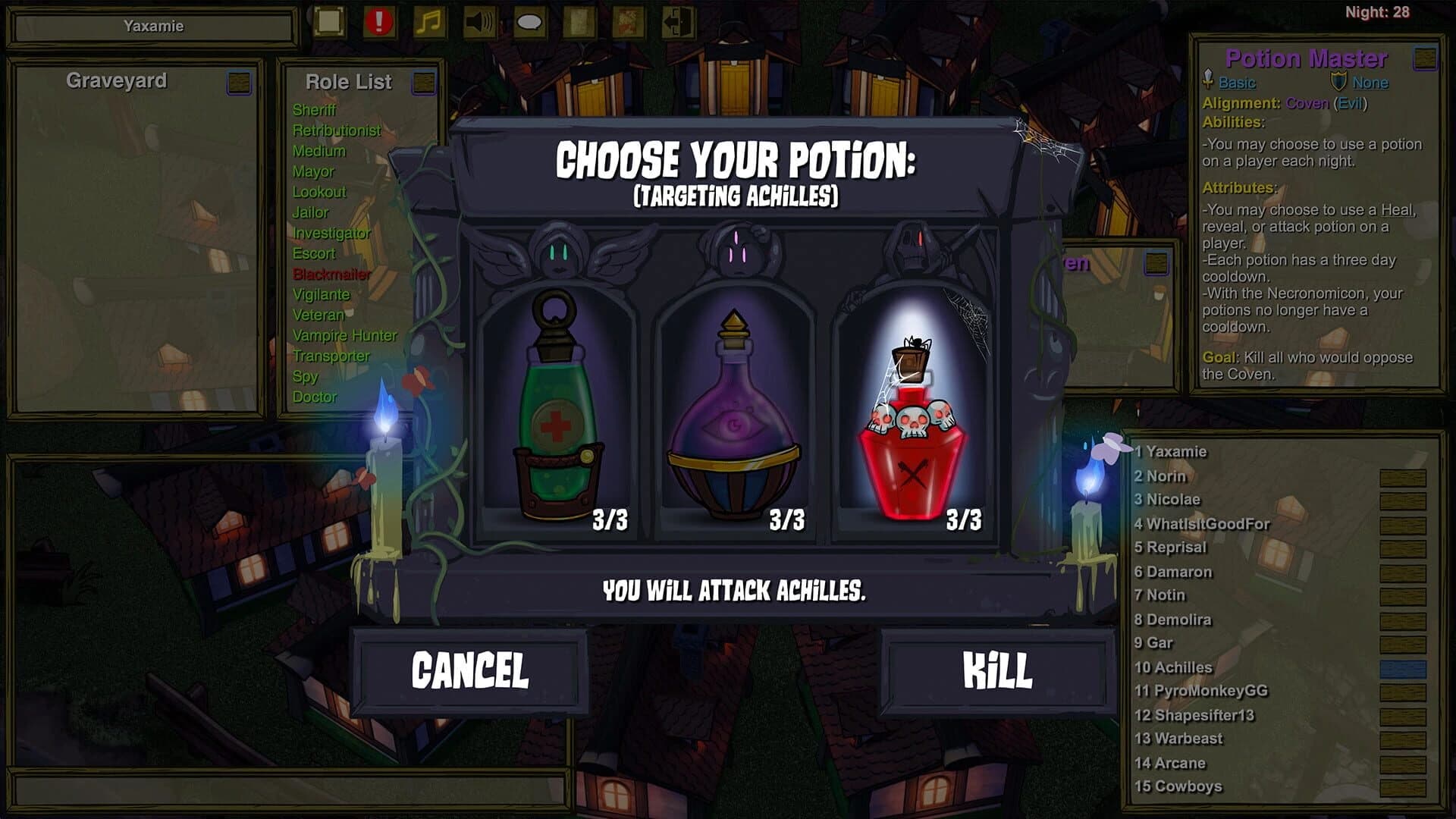 Town of Salem: The Coven screenshot 4