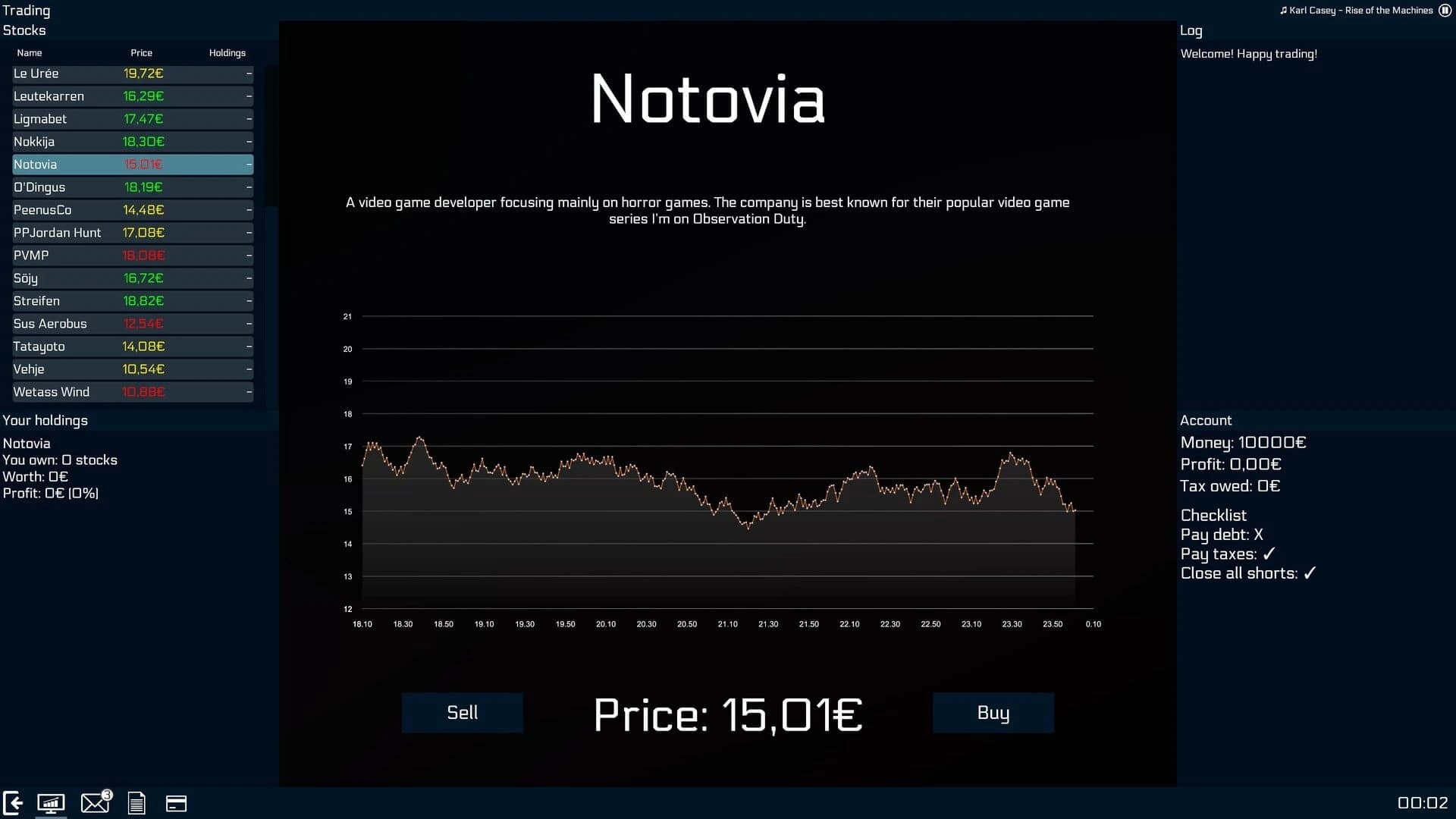 Trader of the Night screenshot 1